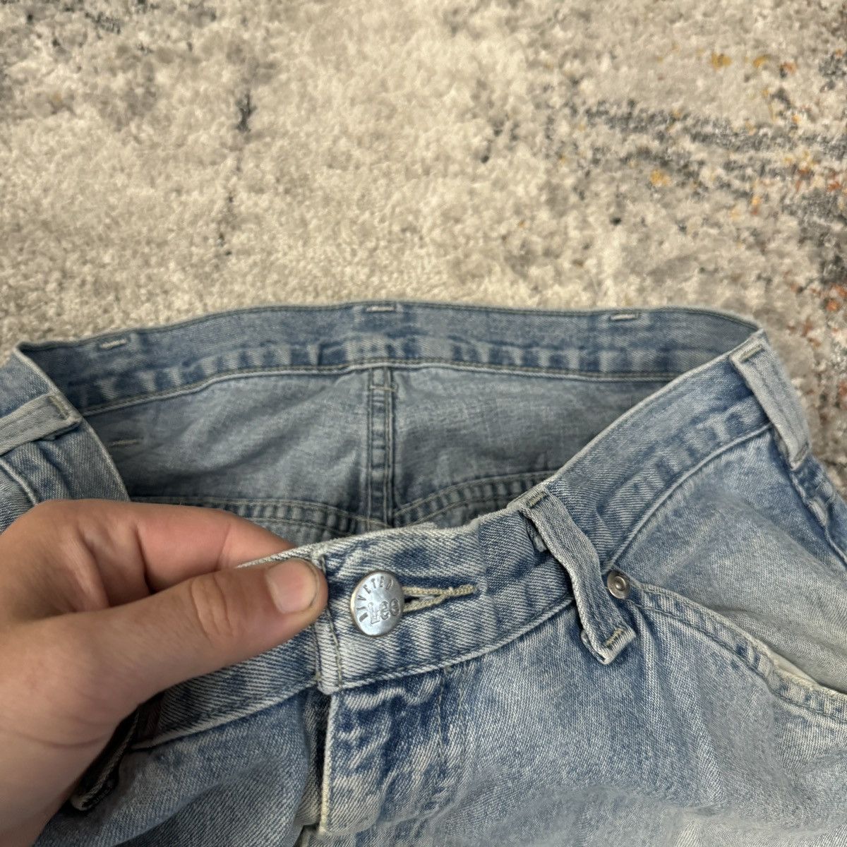 JNCO × Lee × Vintage Vintage 90s Lee baggy faded cargo JNCO style jeans Size US 36 / EU 52 - 6 Thumbnail