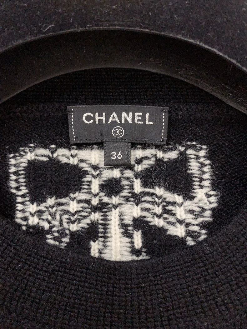 Chanel Chanel Bow-bow sweater Size XS / US 0-2 / IT 36-38 - 4 Thumbnail