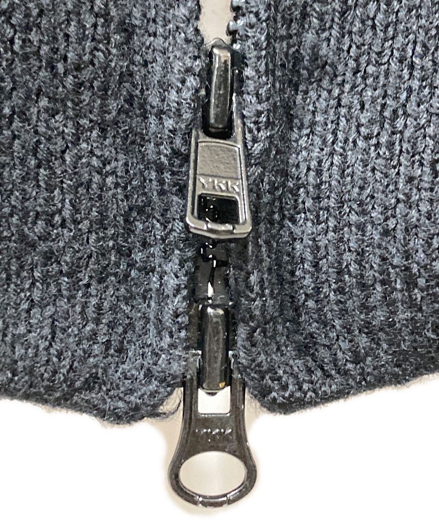 Yohji Yamamoto Yohji Yamamoto pour homme Wool nylon knit zip jacket Size US L / EU 52-54 / 3 - 5 Thumbnail