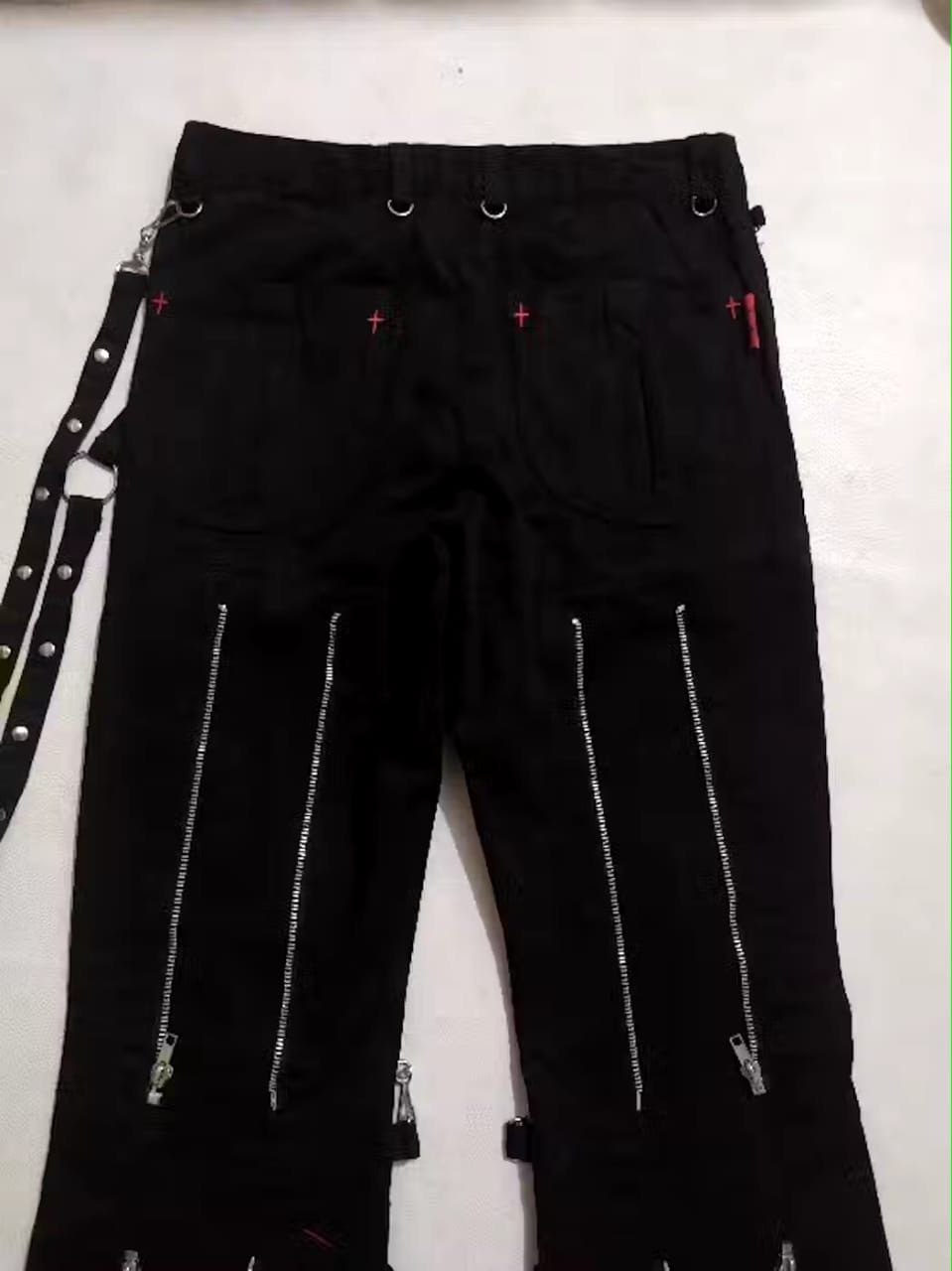 Japanese Brand Mad Punk Bondage Gothic With nice Back zipper Pants Size US 29 - 8 Thumbnail
