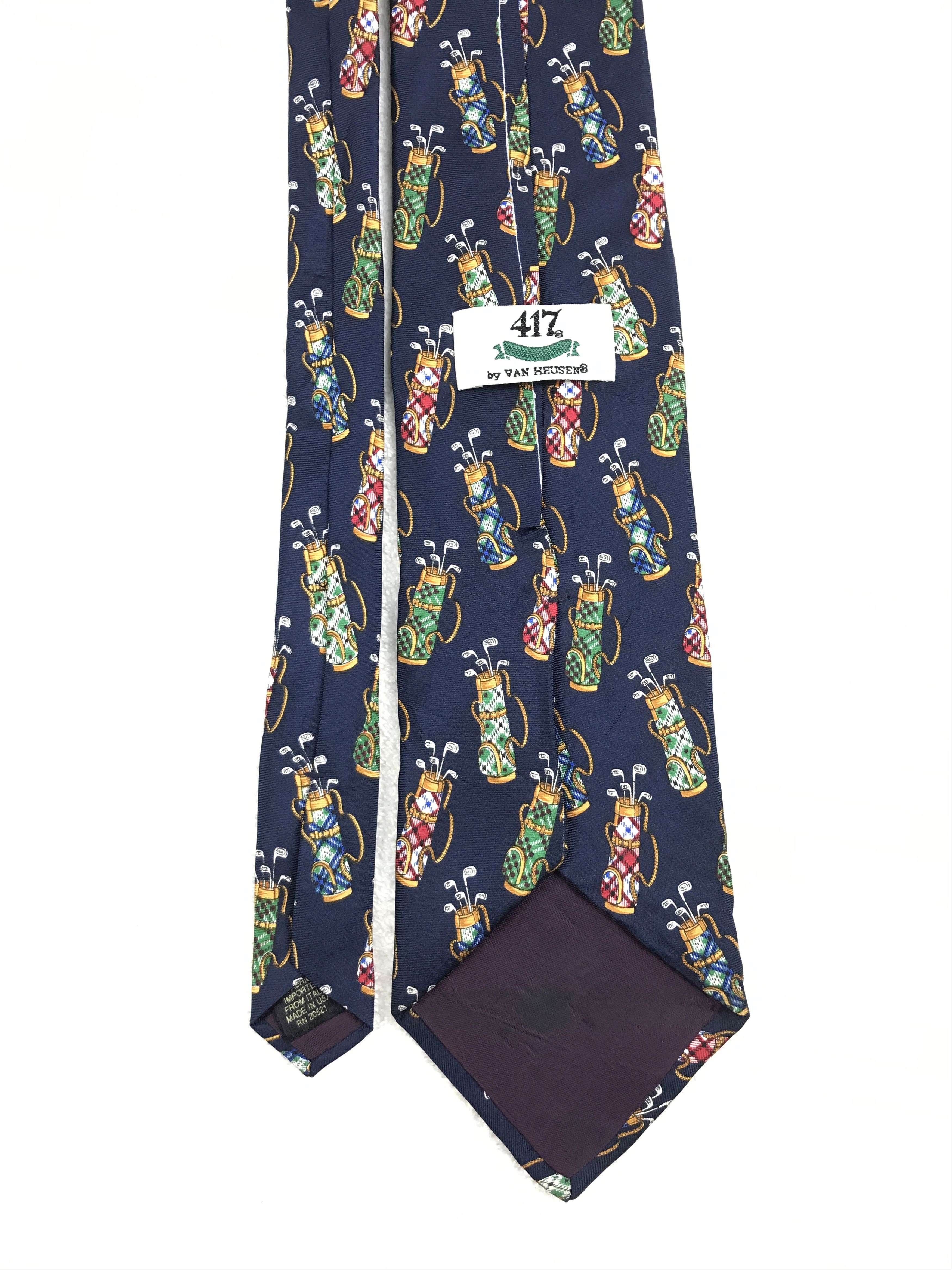 Van Heusen × Vintage Vintage By Van Heusen Silk Necktie Size ONE SIZE - 4 Thumbnail