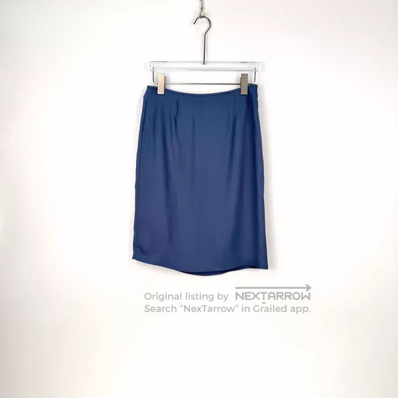 Hermes Hermes Half Mulberry Silk Leather Buckle Skirt Size 24" / US 00 / IT 34 - 4 Thumbnail