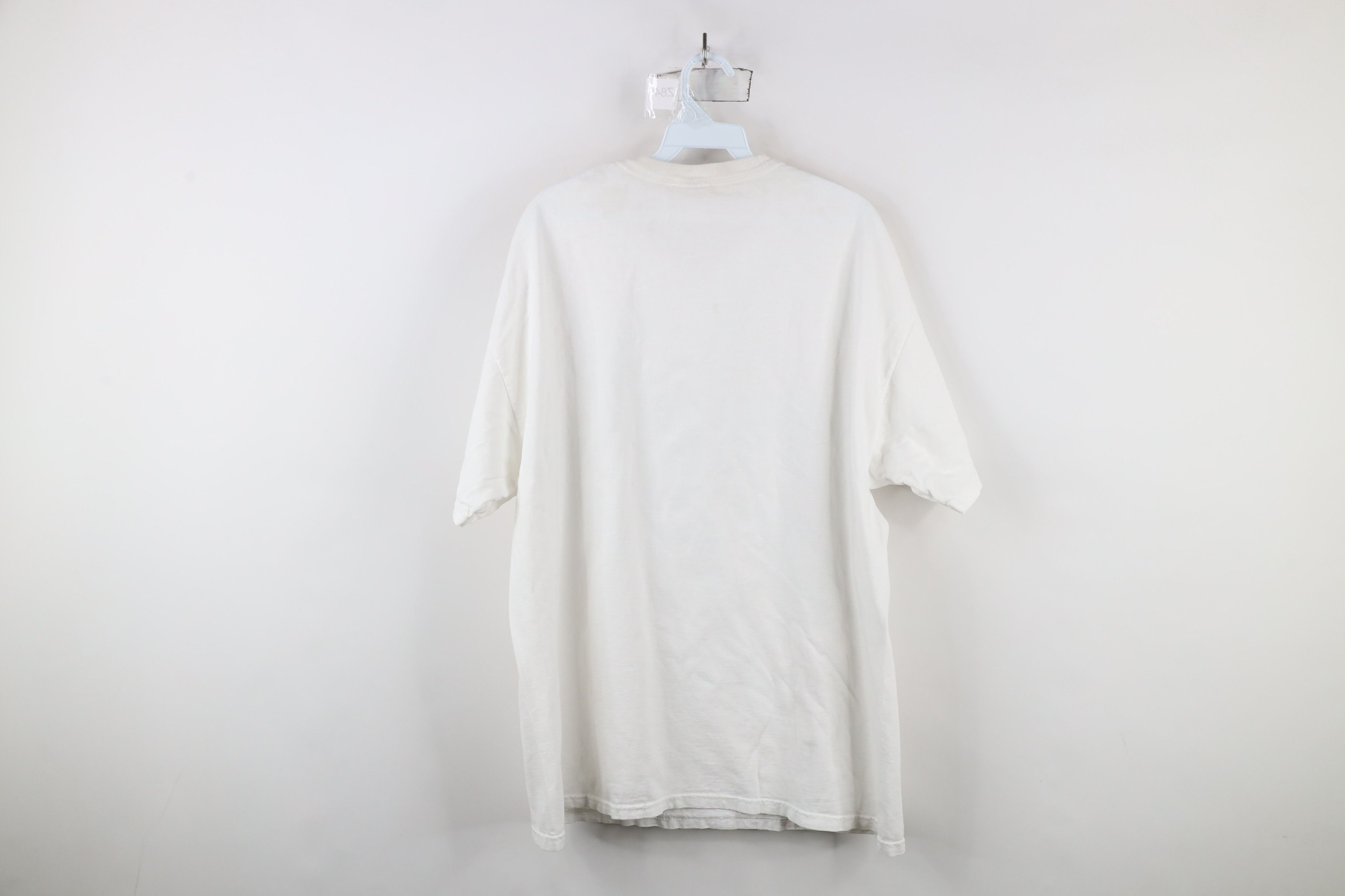 Vintage Vintage 90s Streetwear We Be Jammin Dogs Puppy T-Shirt White Size US XL / EU 56 / 4 - 11 Thumbnail