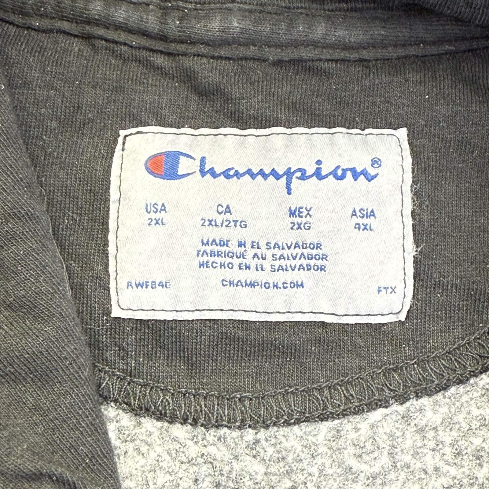 Champion Champion Men's Vintage Acid Wash Pullover Hoodie Size ONE SIZE - 3 Thumbnail