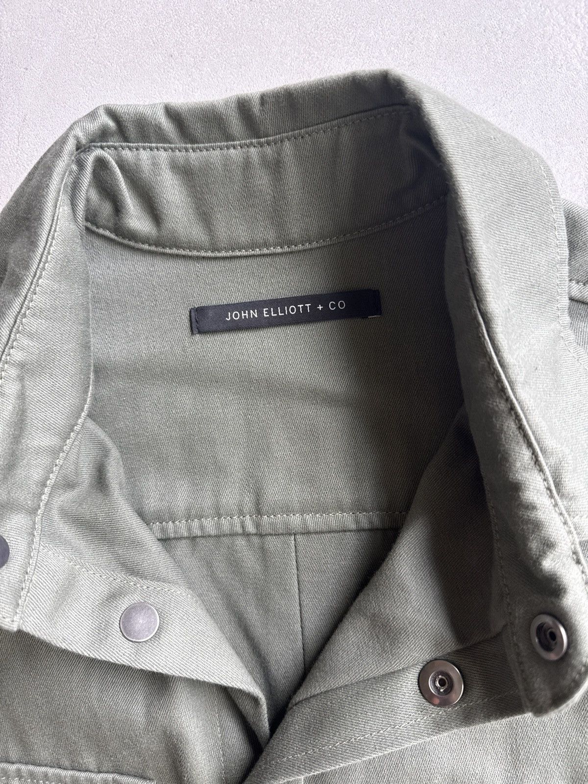 John Elliott John Elliott snap overshirt leather elbow pads sz 3 fits M Size US L / EU 52-54 / 3 - 5 Thumbnail
