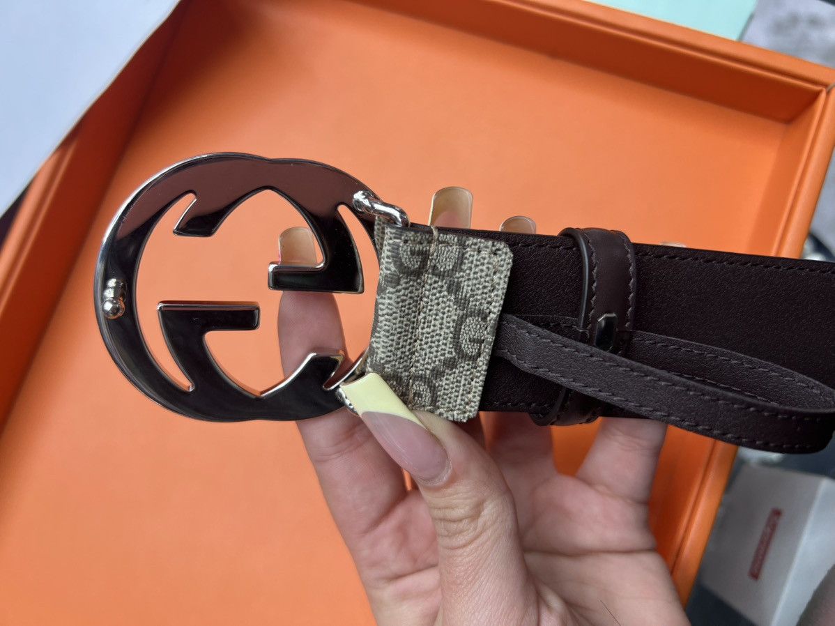Gucci Gucci GG Supreme Interlocking G Belt Size 42 - 7 Thumbnail