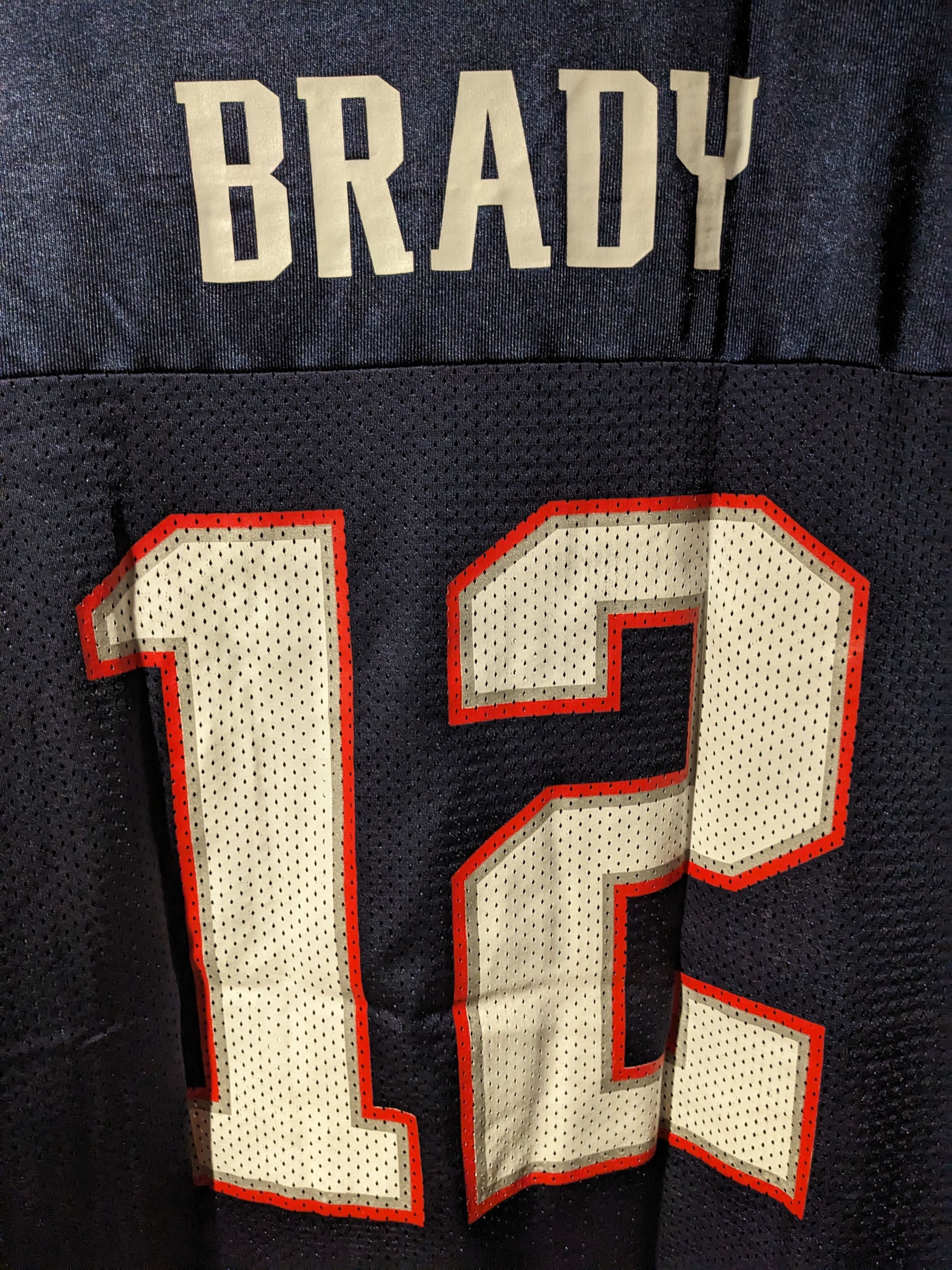 NFL Vintage Y2K New England Patriots Tom Brady NFL Jersey Size US L / EU 52-54 / 3 - 2 Thumbnail