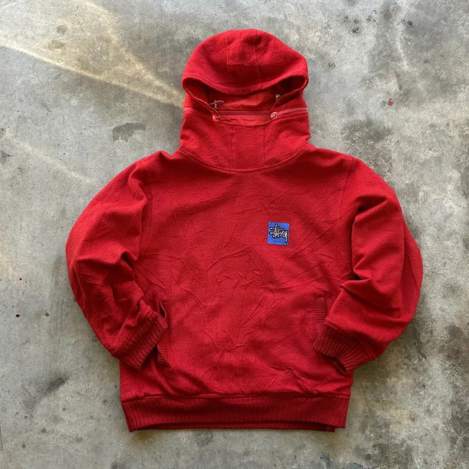 Stussy Vintage 90s Stüssy Reverisble Hooded Jacket Size XL Size US XL / EU 56 / 4 - 5 Thumbnail