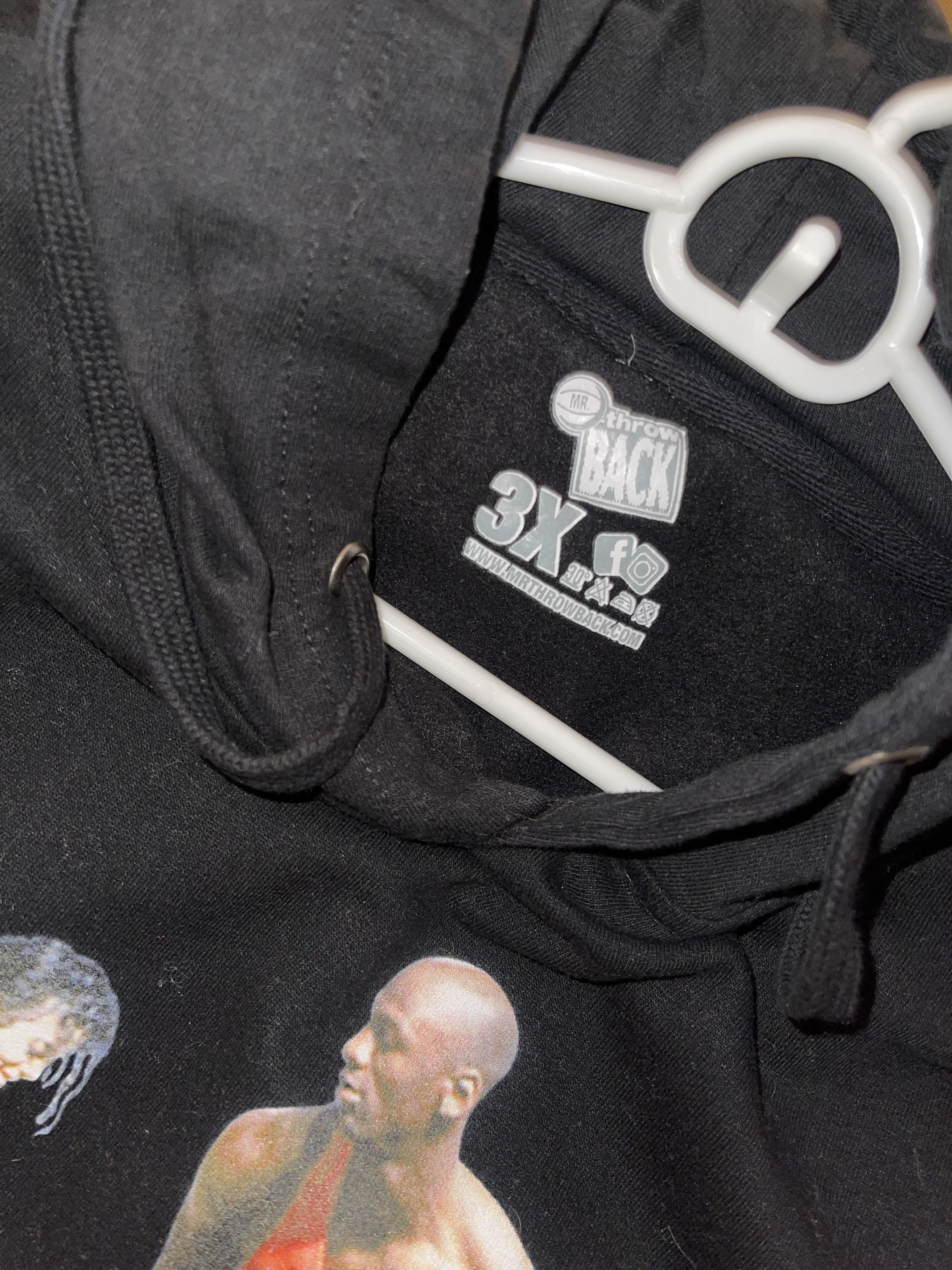 Vintage Mr. Throwback MJ Hoodie 3XL Size US XXL / EU 58 / 5 - 5 Thumbnail