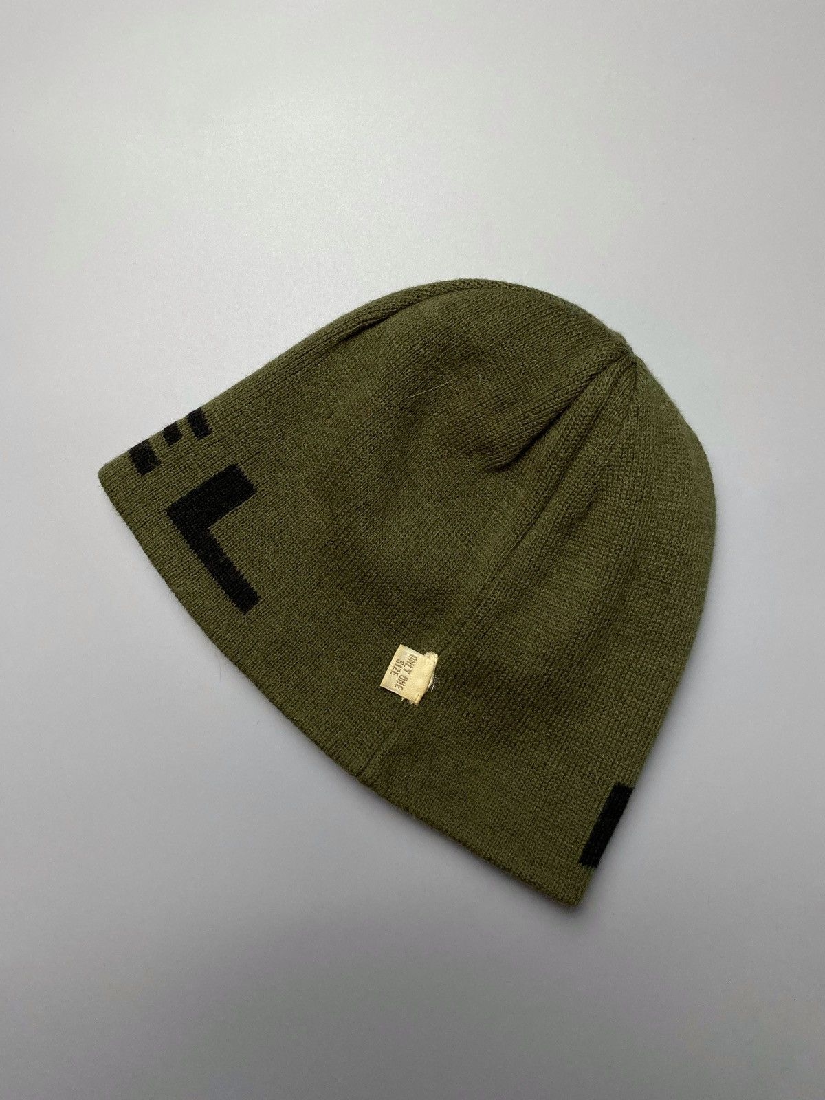 Diesel Vintage Diesel Big Logo 2 Sided Beanie Hat Size ONE SIZE - 3 Thumbnail