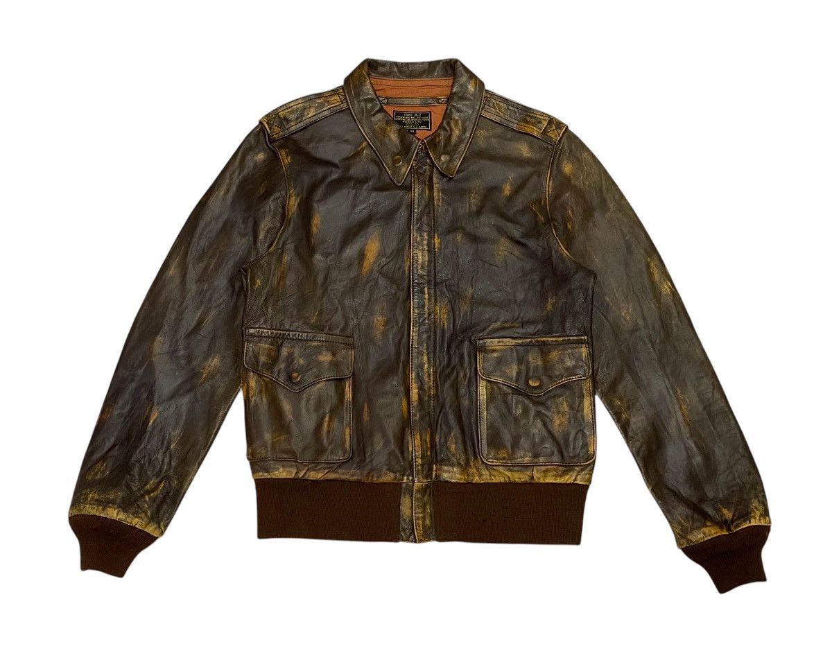 Avirex Avirex Type A-2 Leather Bomber Jacket Size US M / EU 48-50 / 2 - 6 Thumbnail