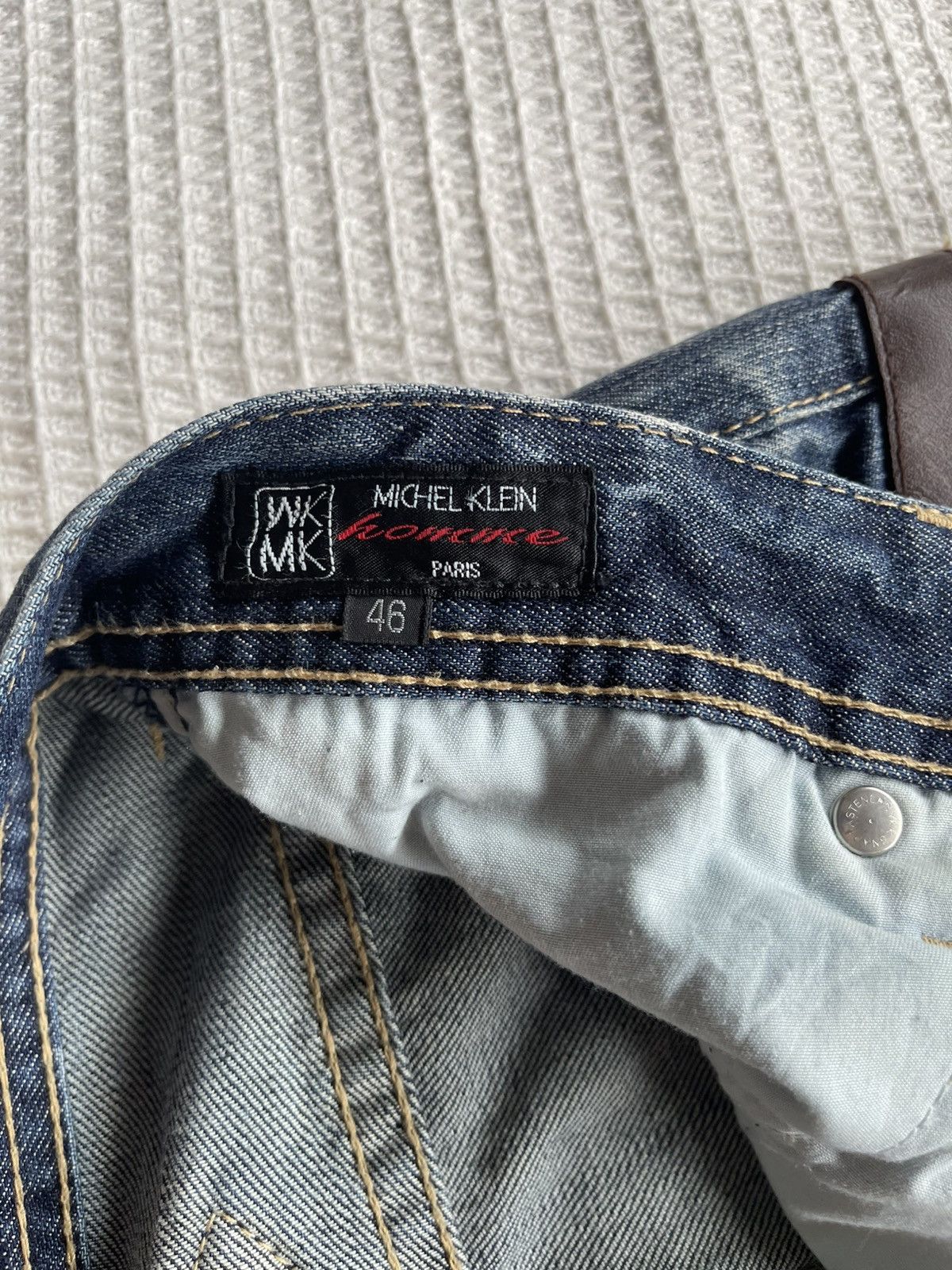 If Six Was Nine × Japanese Brand × Michel Klein Vintage’90s🔥MICHEL KLEIN🔥Side Pocket Bootcut Jeans Size US 31 - 12 Thumbnail