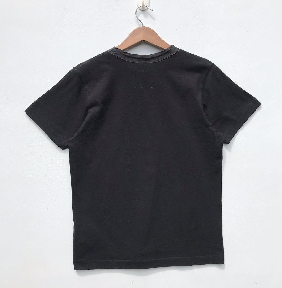 Sacai Sacai 1790 Black Vneck Pocket Tee Sacai Japanese Designer Size US M / EU 48-50 / 2 - 2 Thumbnail