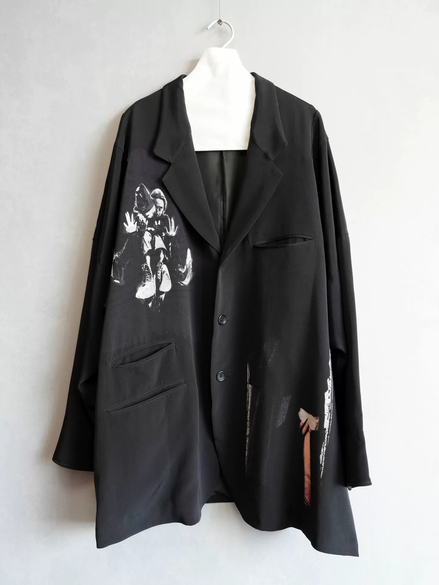 Yohji Yamamoto Yohji Yamamoto Printed Silk Jacket Size M / US 6-8 / IT 42-44 - 1 Thumbnail