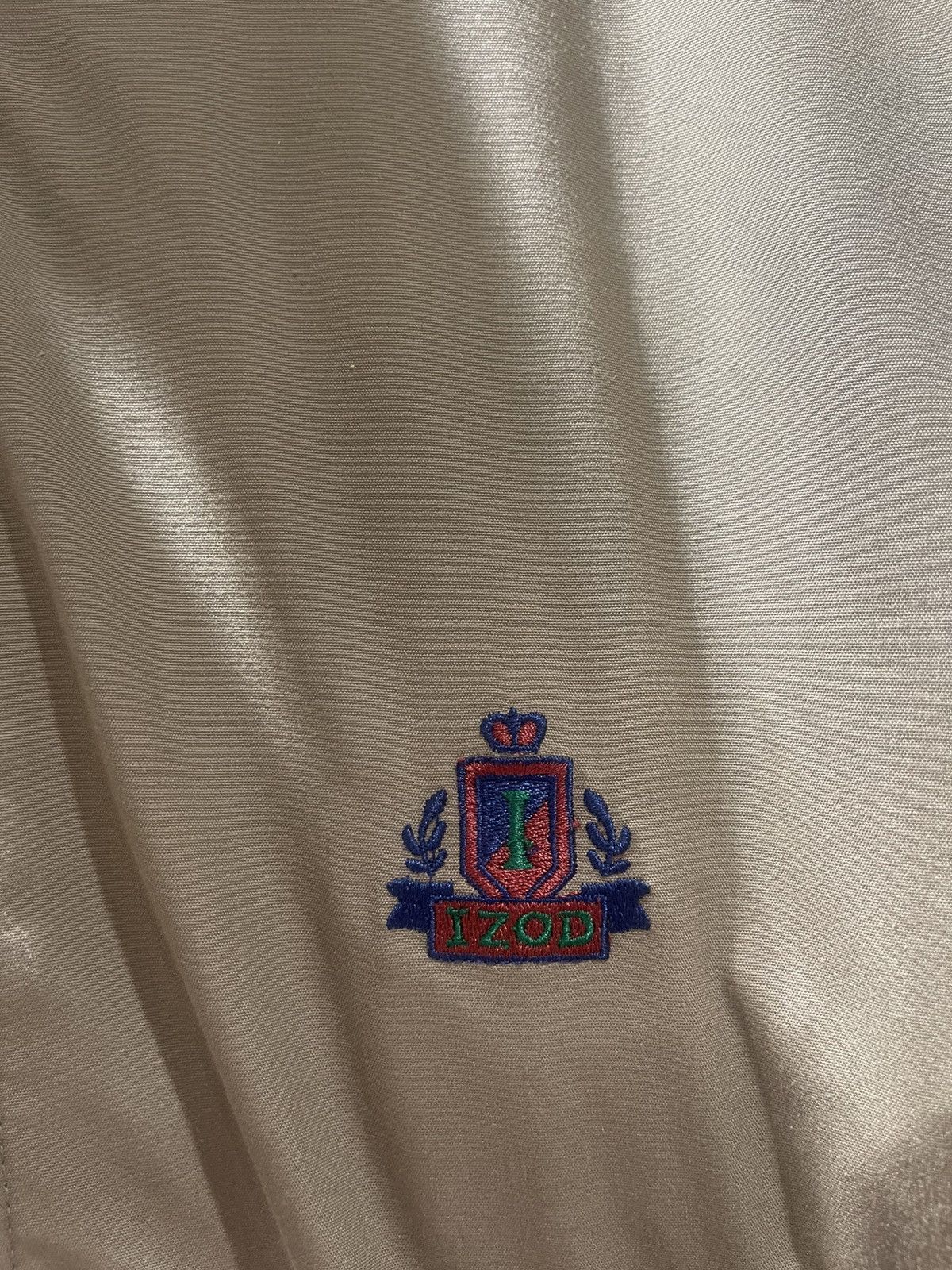Izod Vintage IZOD Bomber Jacket Mens XXL Beige Size US XXL / EU 58 / 5 - 2 Thumbnail