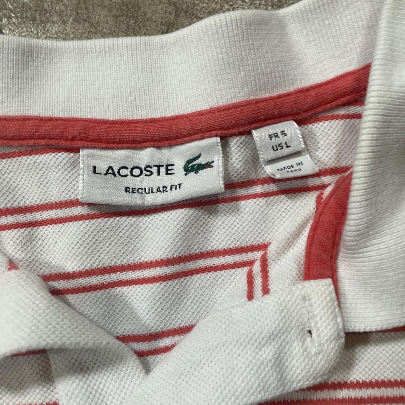 Lacoste Lacoste Polo Shirt Mens S Striped Tennis Sports Golf Rugby Size US XL / EU 56 / 4 - 6 Thumbnail
