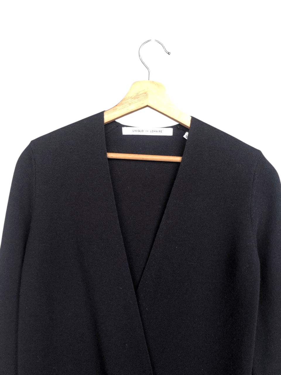 Lemaire × Uniqlo Uniqlo x Lemaire No Collar Long Cardigan Wool Coat Jacket Size S / US 4 / IT 40 - 4 Thumbnail