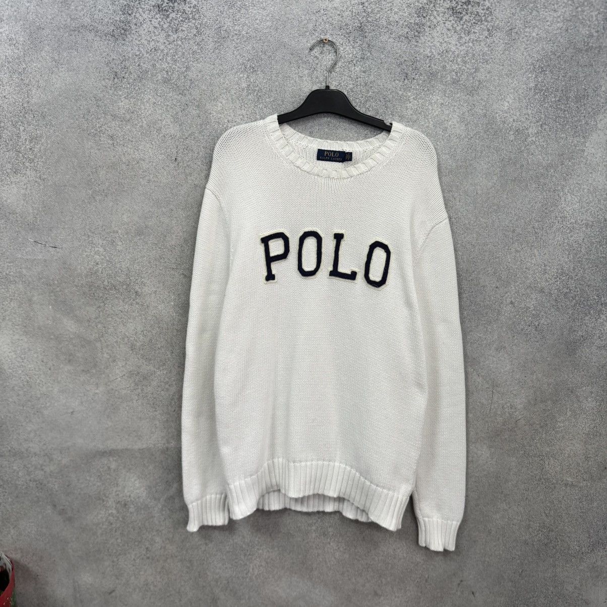 Polo Ralph Lauren Vintage Polo Ralph Lauren Sweater Big Logo Knit Size US S / EU 44-46 / 1 - 1 Thumbnail