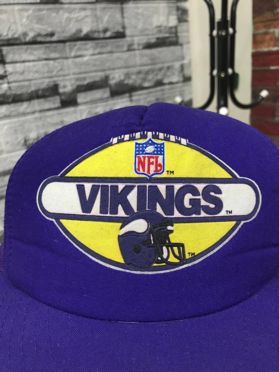 NFL × Vintage VINTAGE 90S NFL VIKINGS HAT Size ONE SIZE - 5 Thumbnail