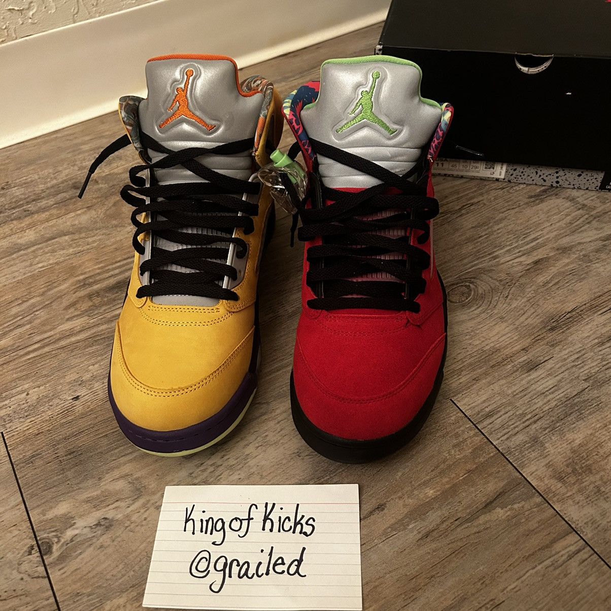 Jordan Brand × Nike Air Jordan 5 Retro SE ‘What The’ Size US 11 / EU 44 - 4 Thumbnail