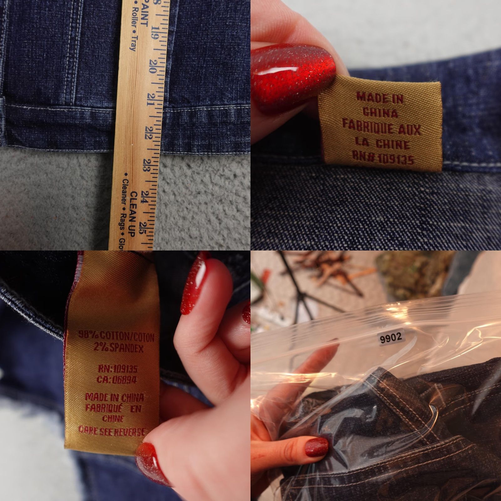 Vintage VINTAGE Apple Bottoms Vest Womens Denim Sleeveless Blue 13/14 Grunge Y2K Frayed Button Embroidered Logo Pockets Size 34" / US 12 / IT 48 - 9 Thumbnail