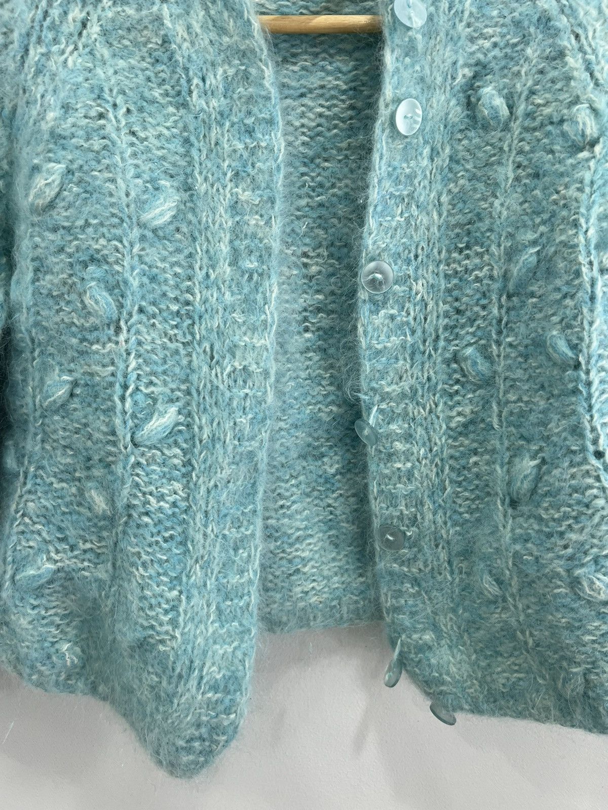 Vintage Vintage Womens Mohair Cardigan Sweater knit Size S / US 4 / IT 40 - 4 Thumbnail