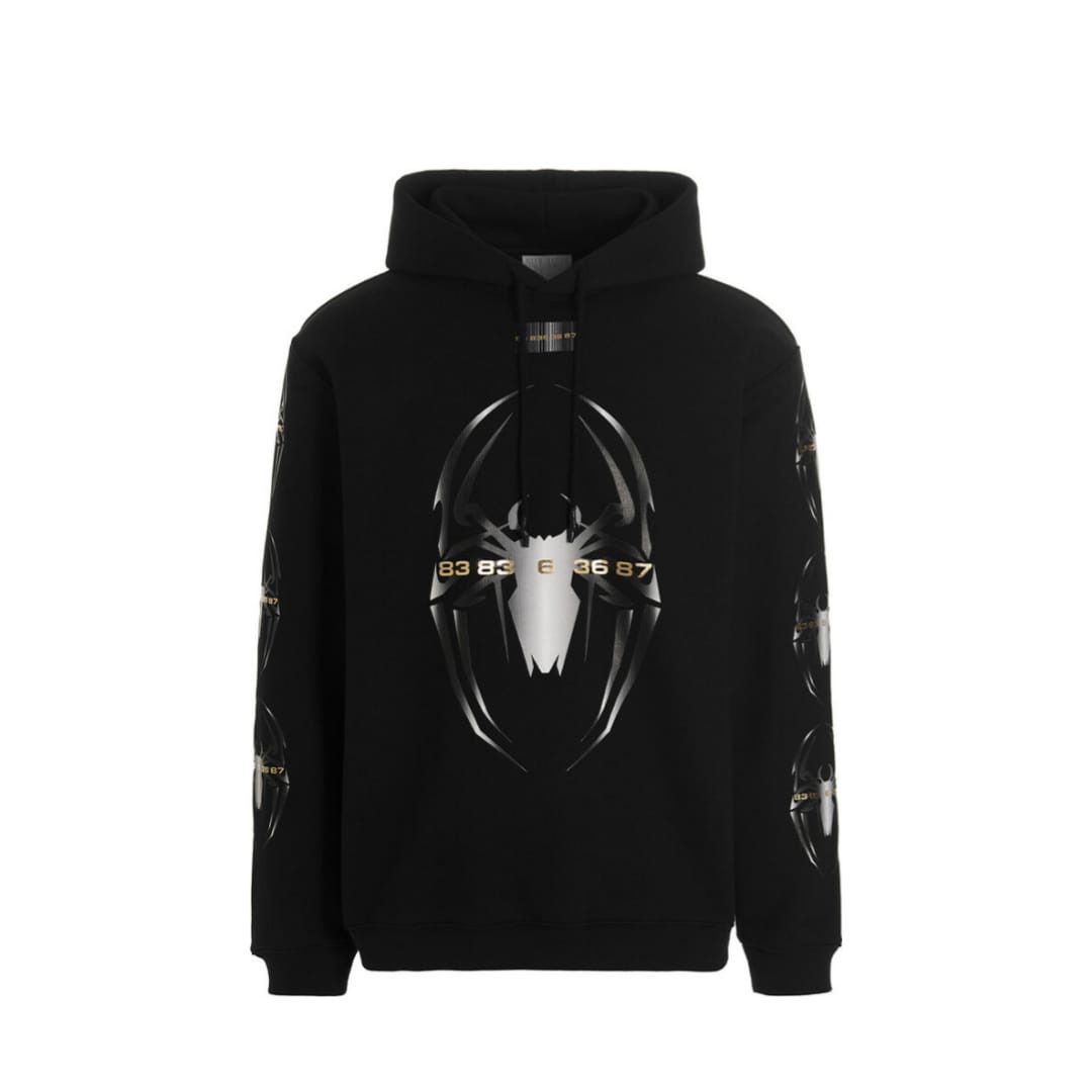 Vetements o1y0924 Logo Hoodie in Black Size US XL / EU 56 / 4 - 1 Thumbnail