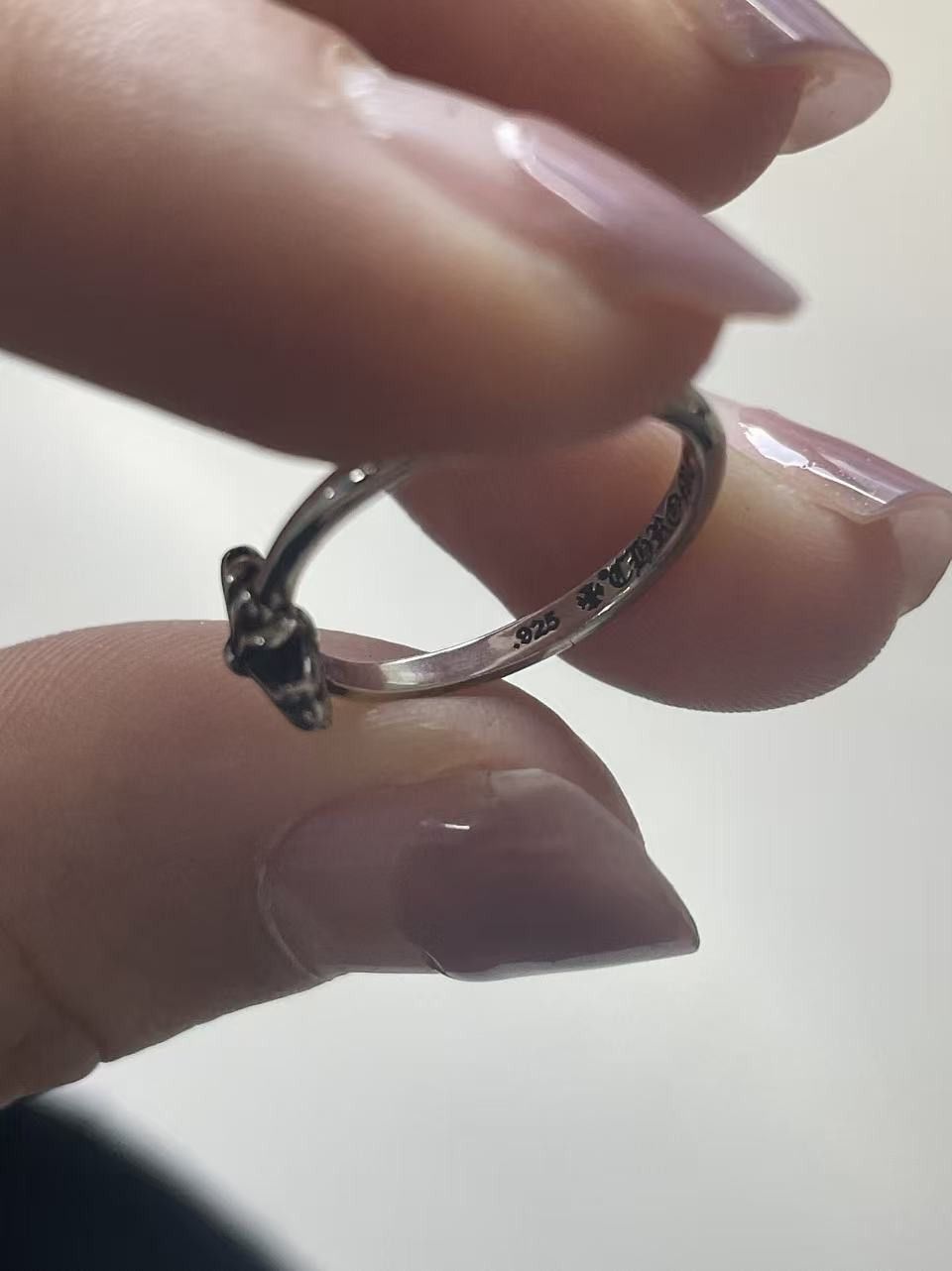 Chrome Hearts Chrome Hearts Silver Bubblegum Cross Ring Size ONE SIZE - 10 Thumbnail