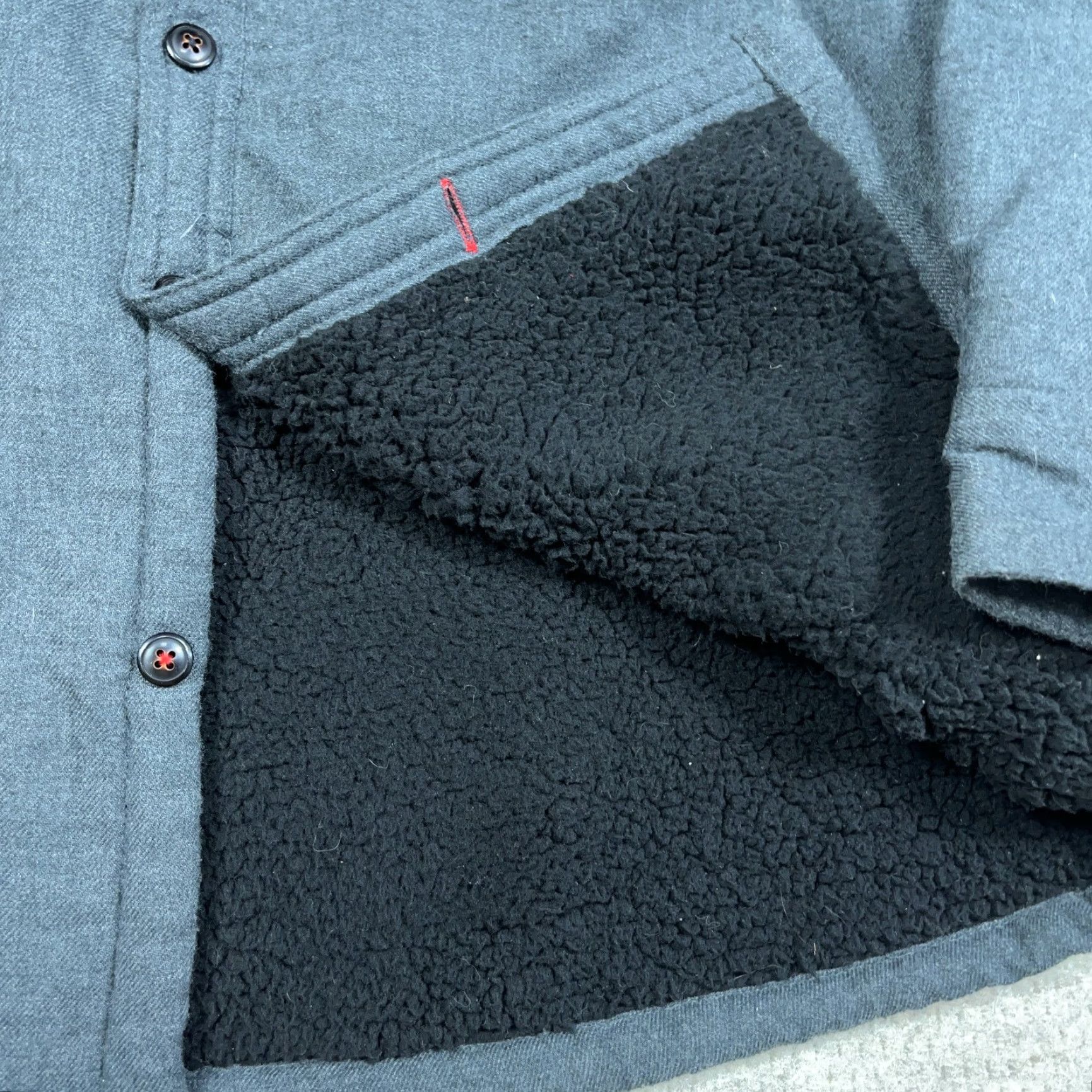 Vintage Coleman Shacket Coat Jacket Gray Plaid Lined Sherpa Button Up Mens M Cauc Casual Workwear Outdoor Modern Vintage: No N/A Size US M / EU 48-50 / 2 - 4 Thumbnail