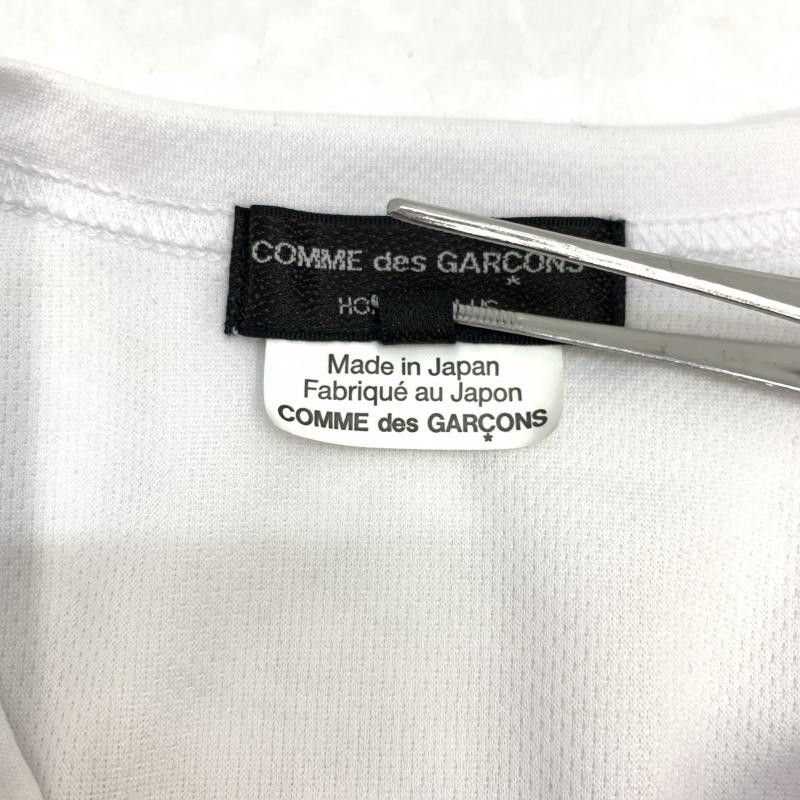 Comme des Garcons Homme Short Sleeve Front Wave Printed Tshirt White Size US S / EU 44-46 / 1 - 4 Thumbnail