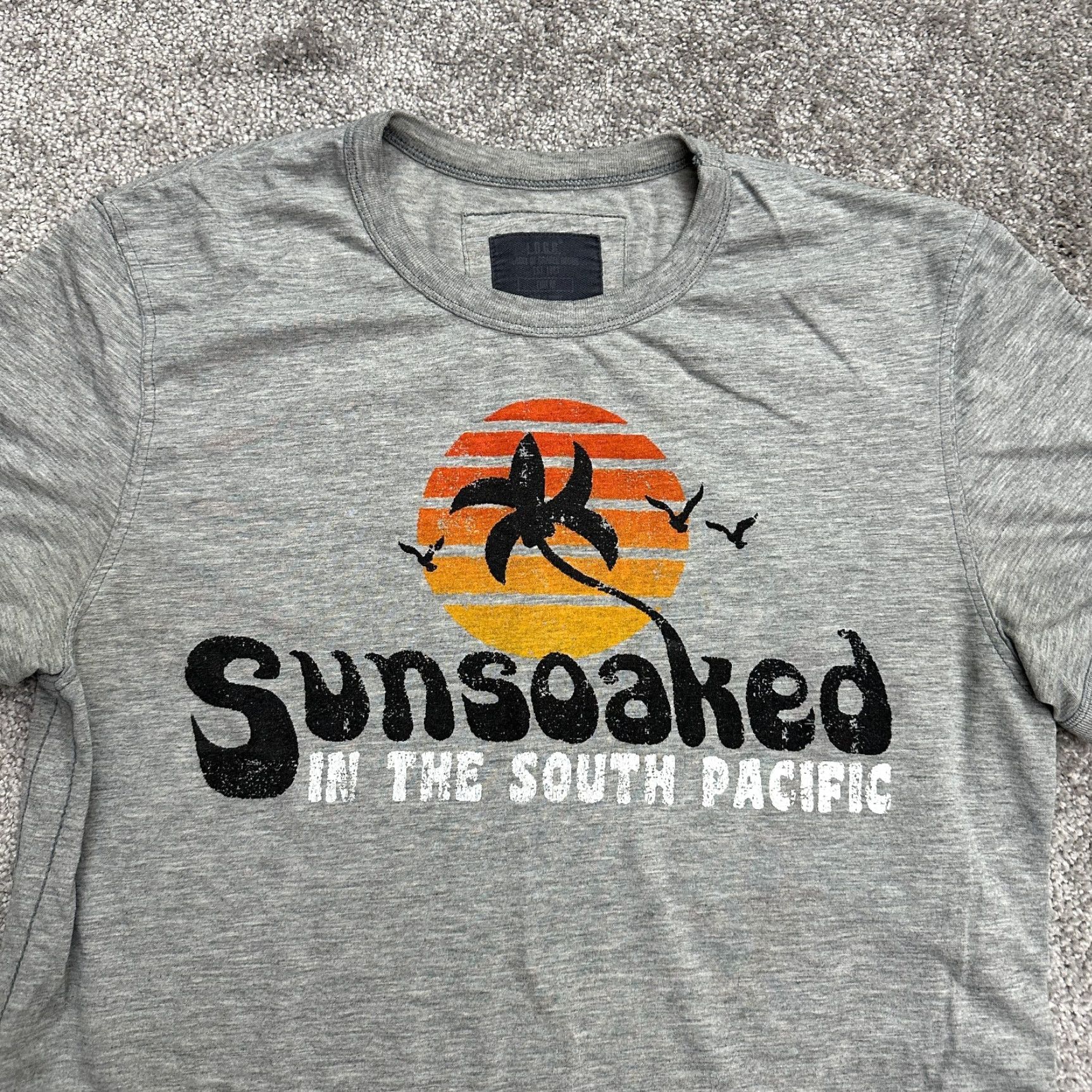 H&M H&M Graphic T-Shirt Men's Small Gray Crew Neck Short Sleeve Casual Tee Outdoor Size US S / EU 44-46 / 1 - 3 Thumbnail