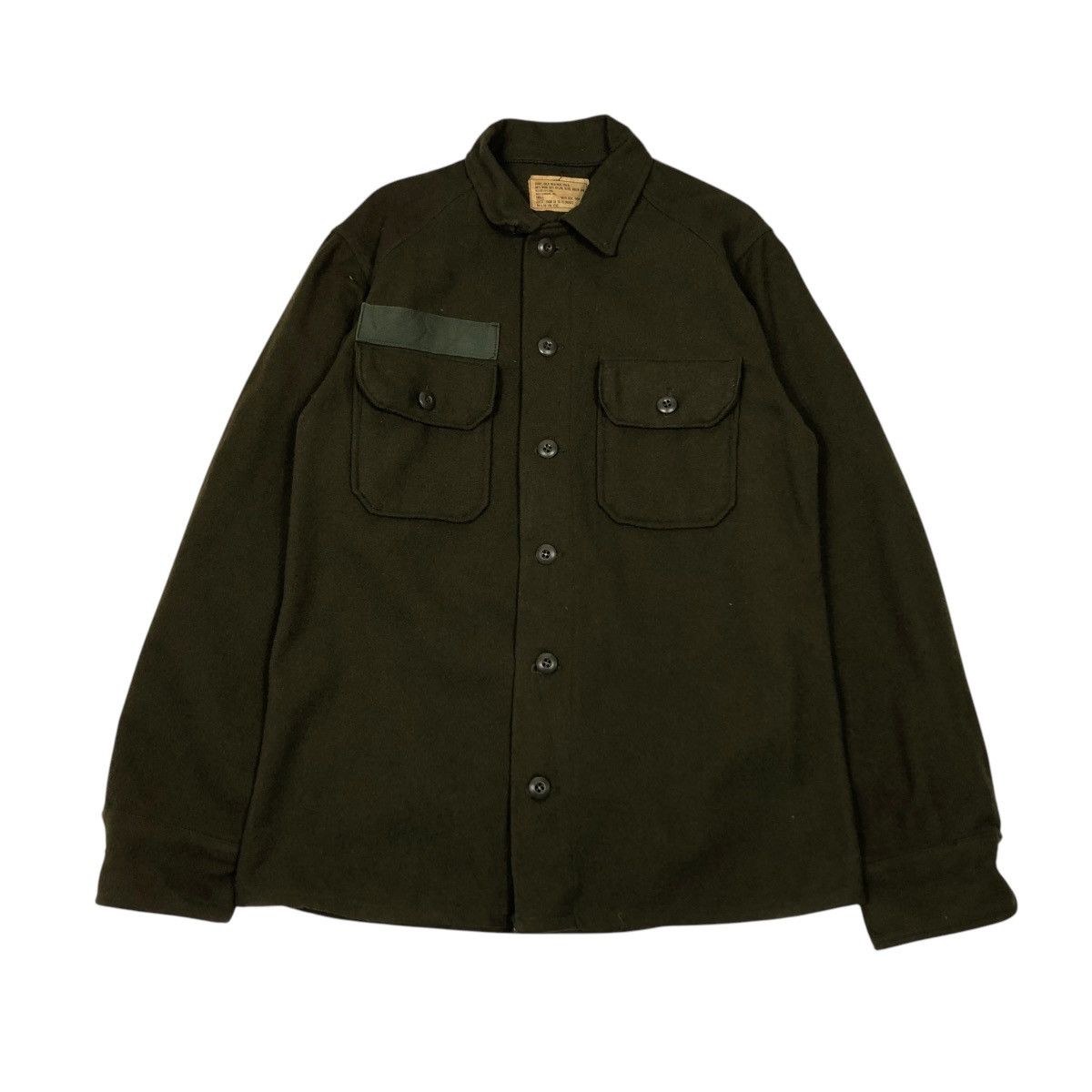 Vintage 🔥VINTAGE WOOL BUTTON CHORE JACKET MILITARY USN Size US S / EU 44-46 / 1 - 1 Thumbnail
