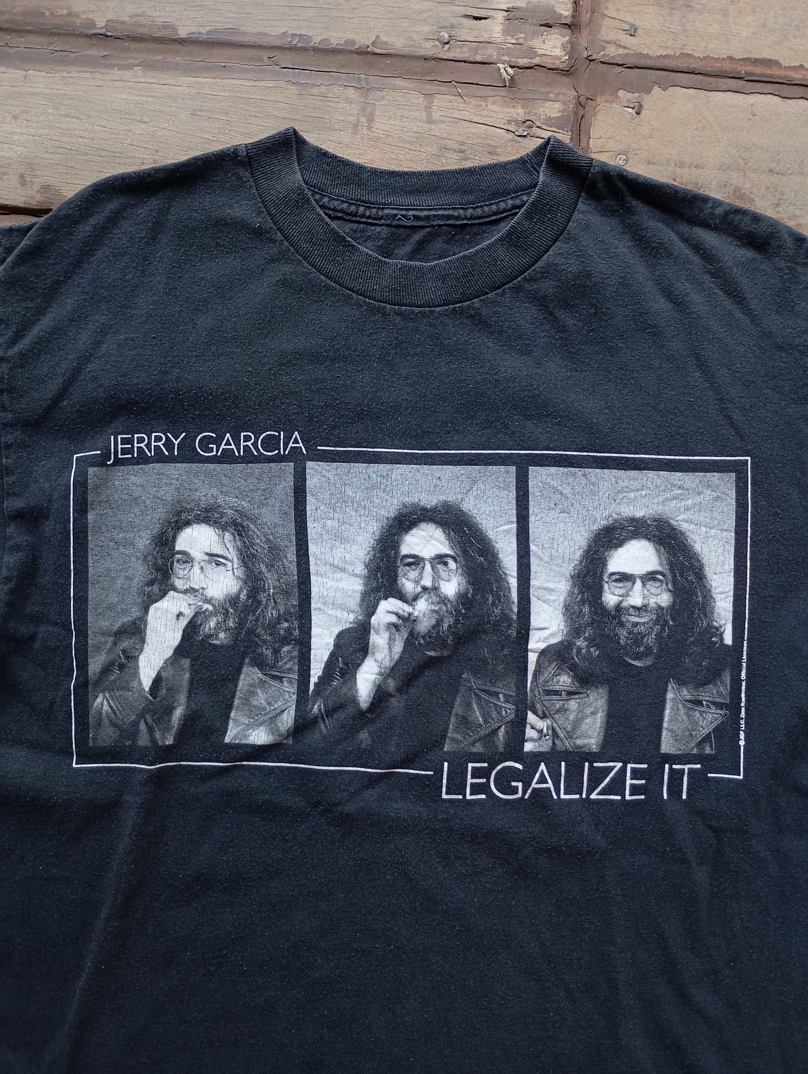 Band Tees × Grateful Dead × Vintage Vintage 00s Jerry Garcia Legalize it T shirt Size US M / EU 48-50 / 2 - 2 Thumbnail