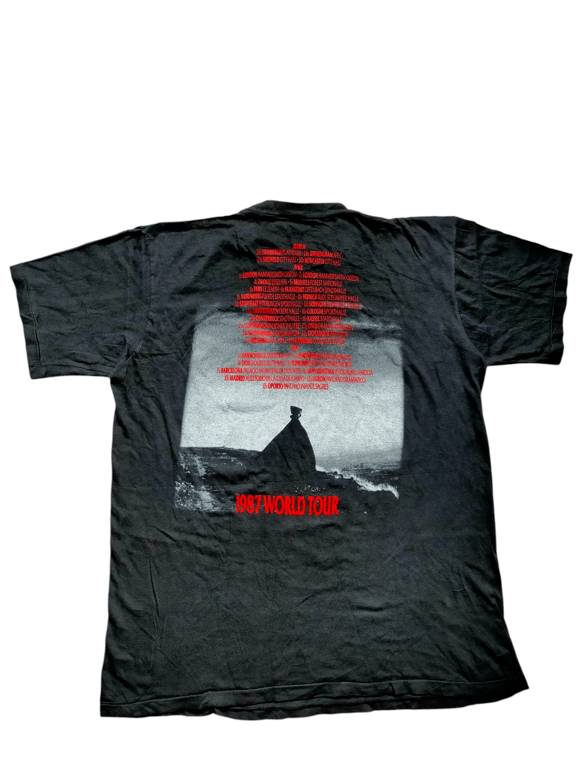 Band Tees Vintage 1987 Gary Moore Sigle Stich black tee Size Large Size US L / EU 52-54 / 3 - 3 Thumbnail