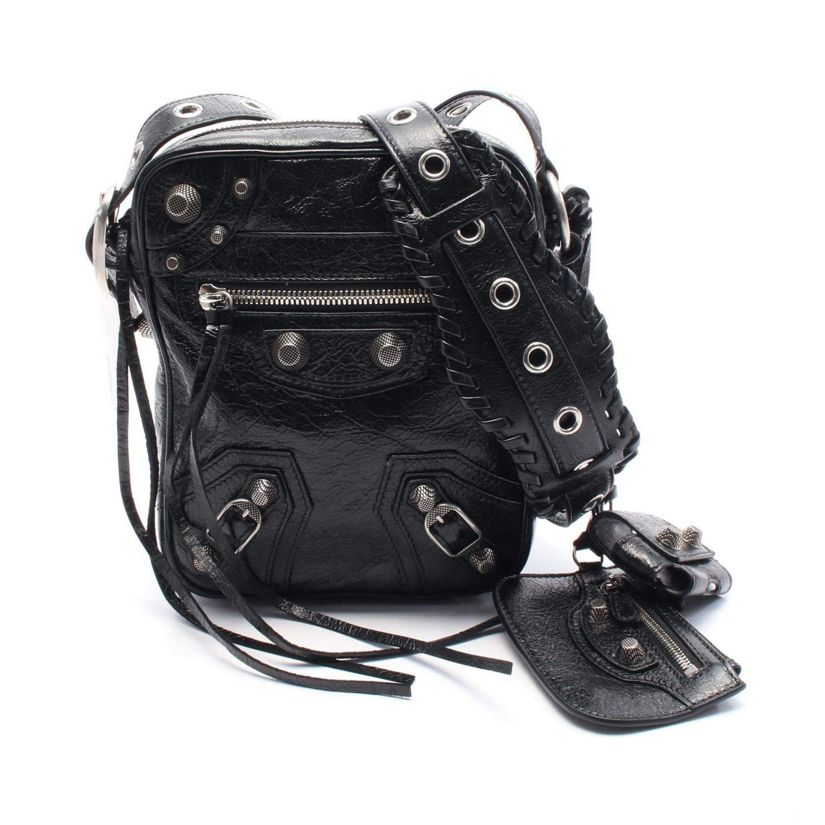 Balenciaga Balenciaga Shoulder Bag Leather Black Size ONE SIZE - 1 Thumbnail
