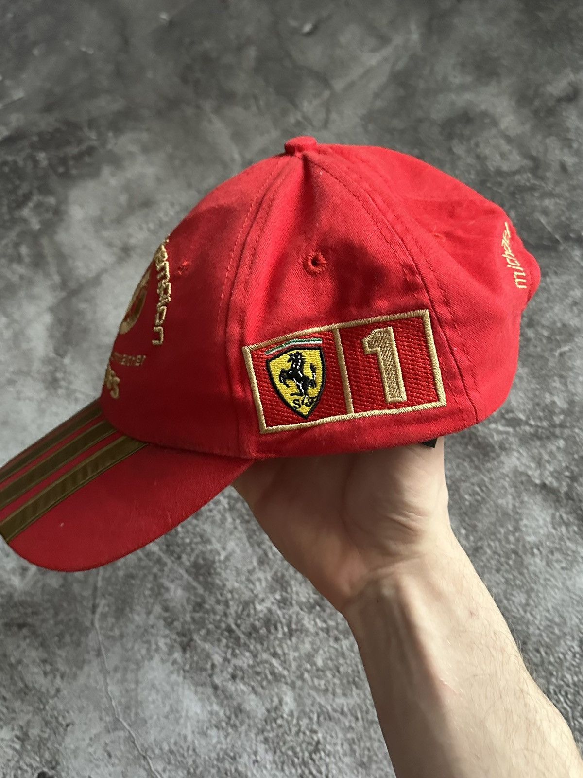 Formula 1 VINTAGE MICHAEL SCHUMACHER F1 World Champion Formula 1 Cap Size ONE SIZE - 3 Thumbnail