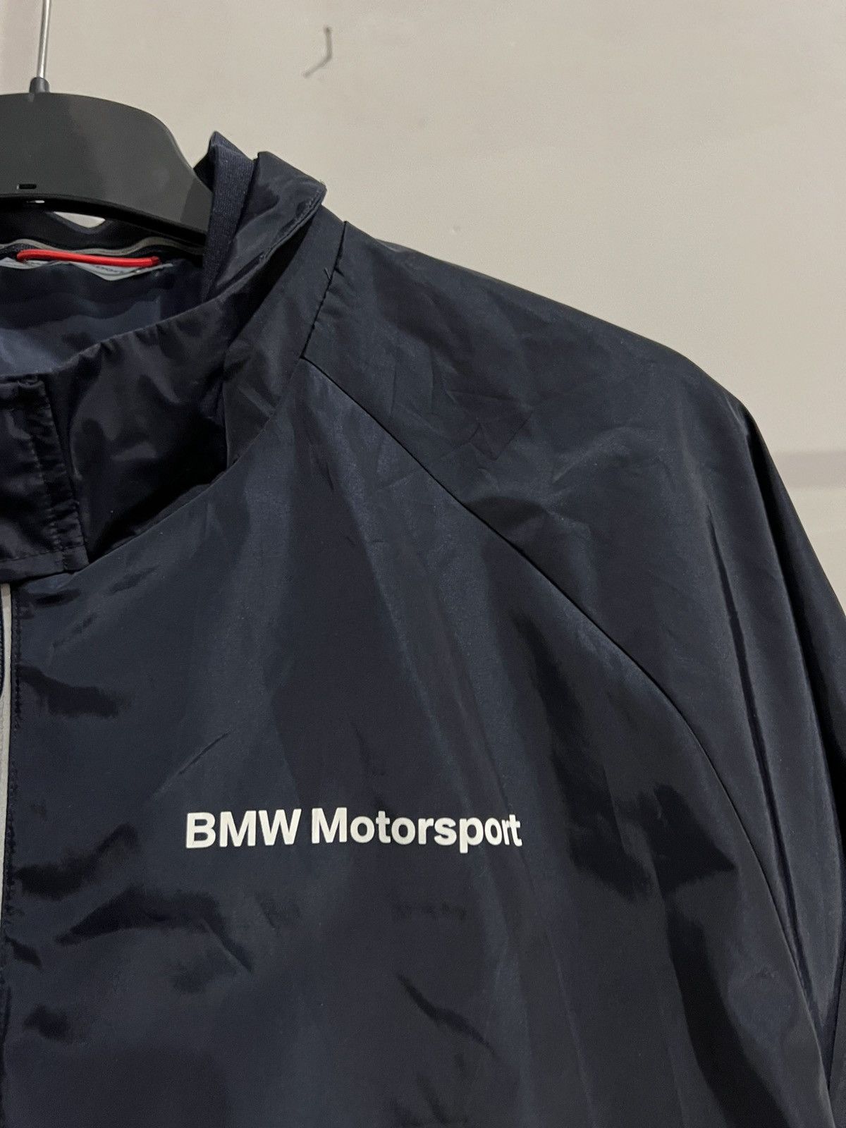 BMW BMW MOTORSPORT WINDBREAKER RACING MENS ZIP JACKET SIZE XL Size US XL / EU 56 / 4 - 4 Thumbnail