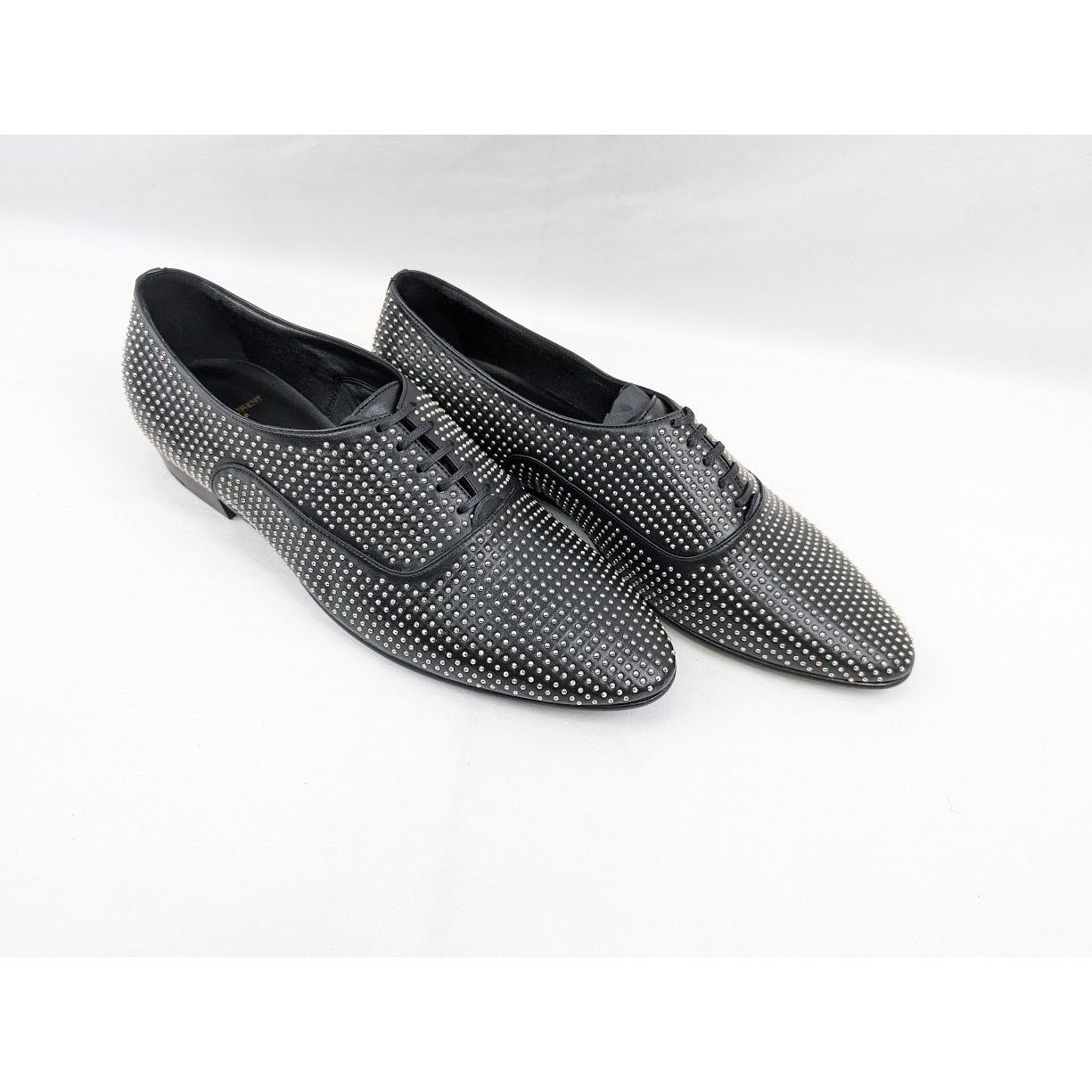 Saint Laurent Paris o1rshd1 Vadim 20 Richelieu Shoes in Nero Size US 11 / EU 44 - 12 Thumbnail