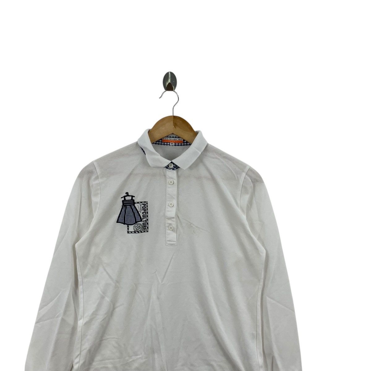 Jean Charles De Castelbajac Vintage JEAN CHARLES CASTELBAJAC Pop Culture Polo Tee Shirt Size S / US 4 / IT 40 - 2 Thumbnail