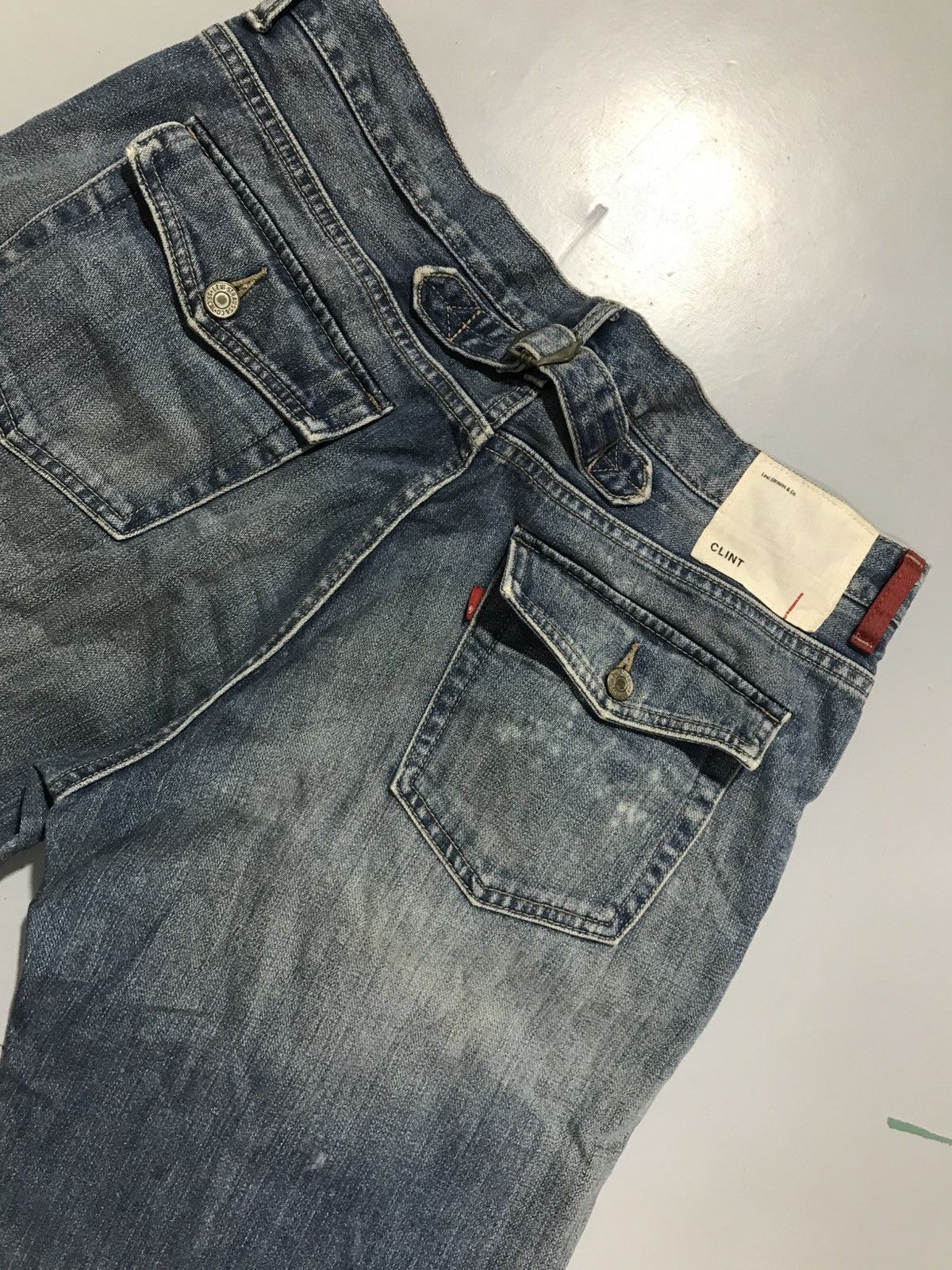 Levi's Vintage Levi’s clint buckle belt denim Size US 36 / EU 52 - 10 Thumbnail