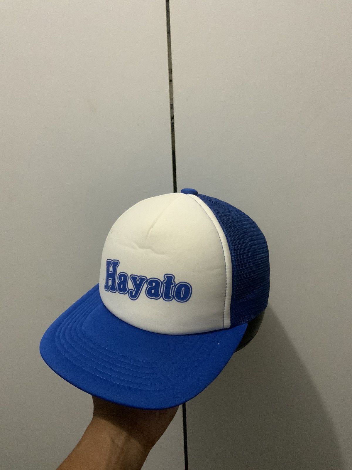 Japanese Brand Hayato Blue Japan Trucker Hat Size ONE SIZE - 1 Thumbnail