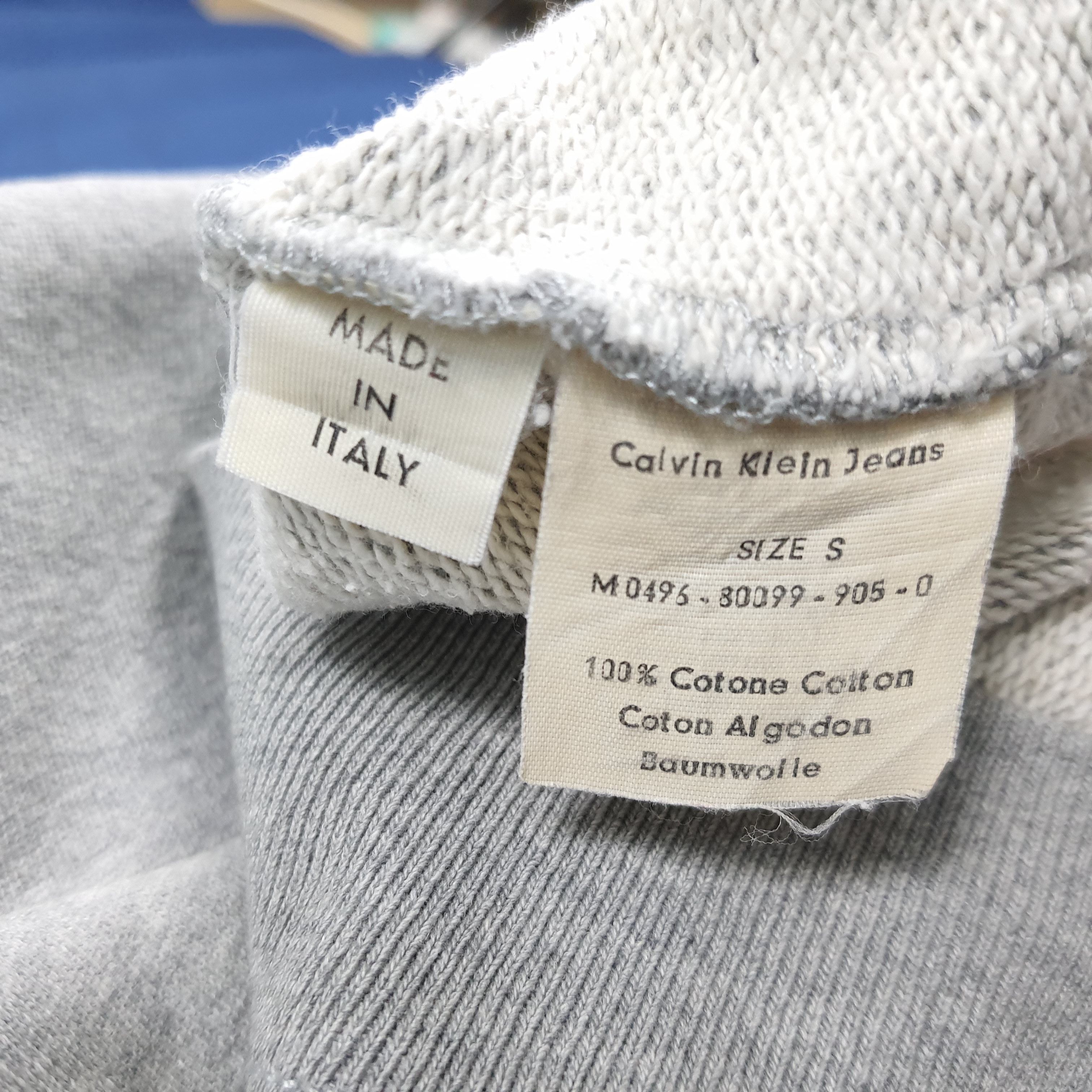 Calvin Klein Vintage Calvin Klein Sweatshirt Embroidered Logo C287N34 Size US M / EU 48-50 / 2 - 6 Thumbnail