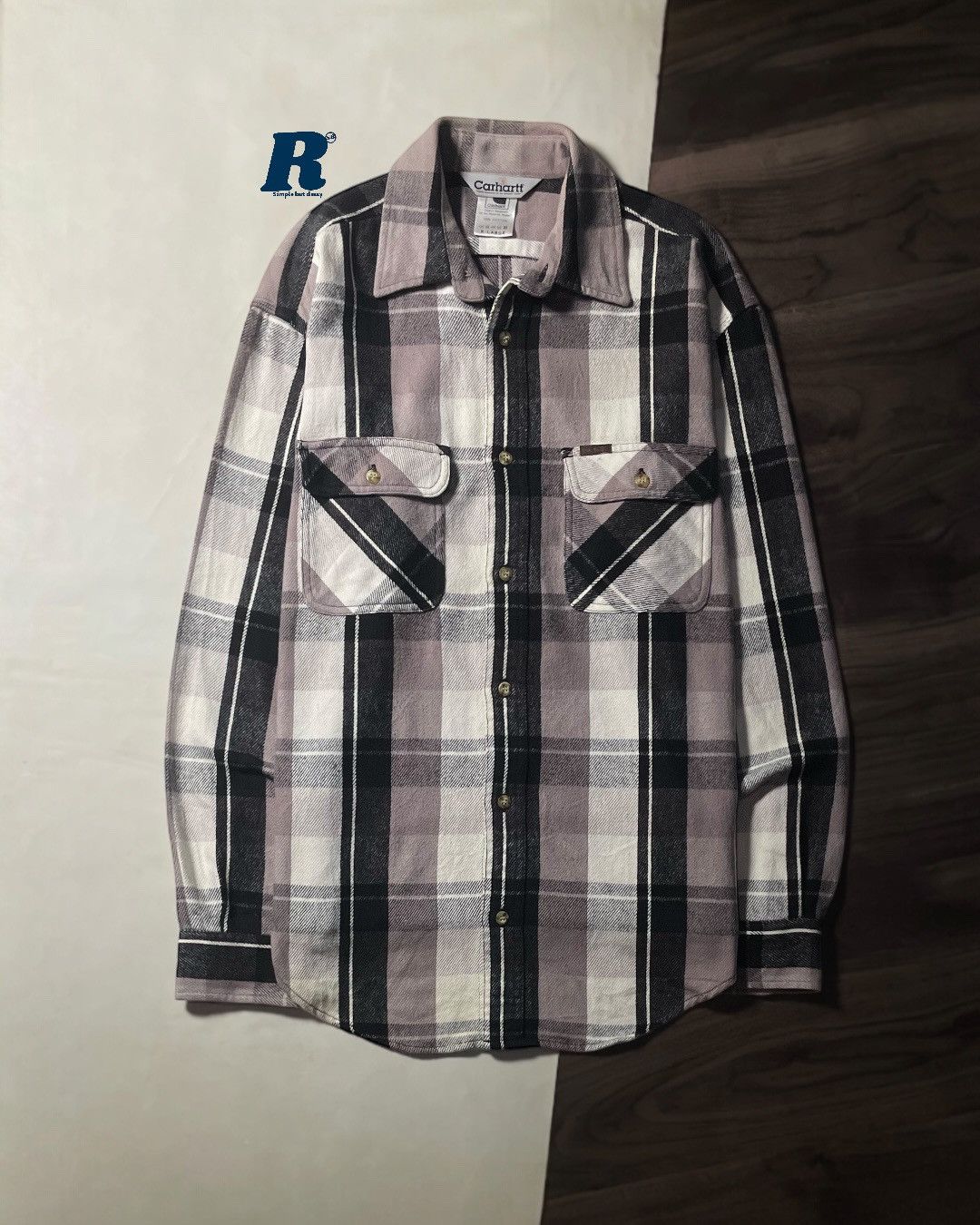 Carhartt Heavy Flannel Shirt CARHARTT Size XL fit XXL Size US XL / EU 56 / 4 - 1 Thumbnail