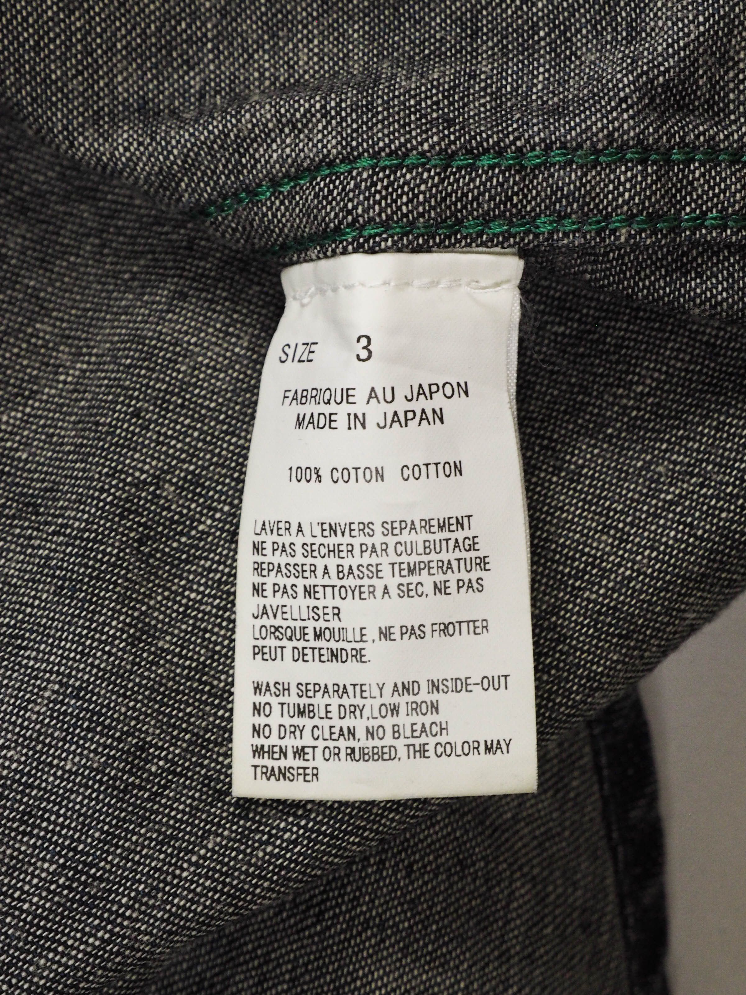 Yohji Yamamoto Yohji Yamamoto Reconstructed Denim Shirt Size US L / EU 52-54 / 3 - 12 Thumbnail