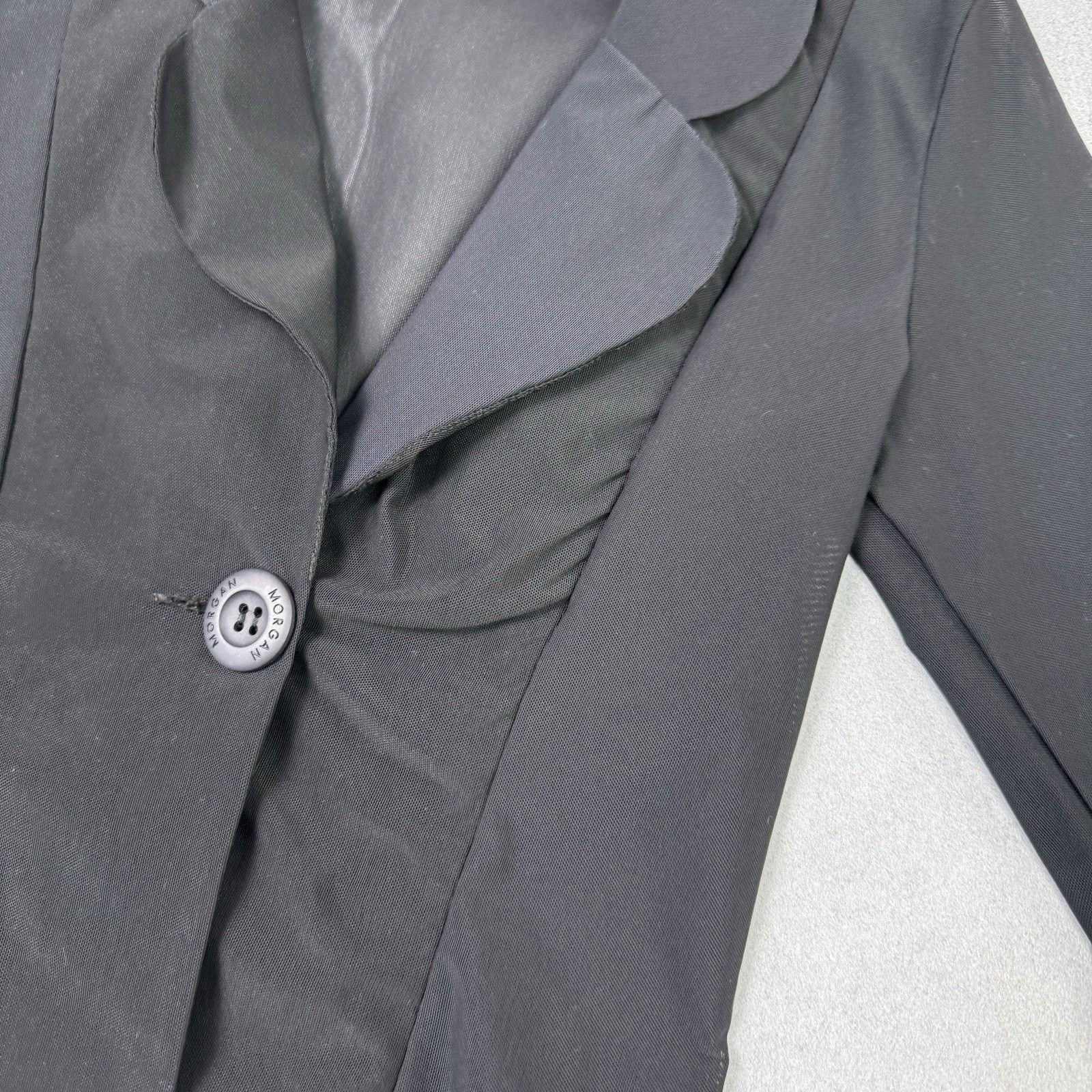 Morgan De Toi Morgan De Toi Women Light Jacket Blazer Black Avant Gard Size S / US 4 / IT 40 - 10 Thumbnail
