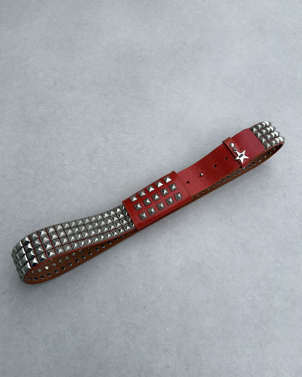 Andrew Mackenzie AW2008 Andrew Mackenzie Studded Punk Leather Belt Size ONE SIZE - 2 Thumbnail
