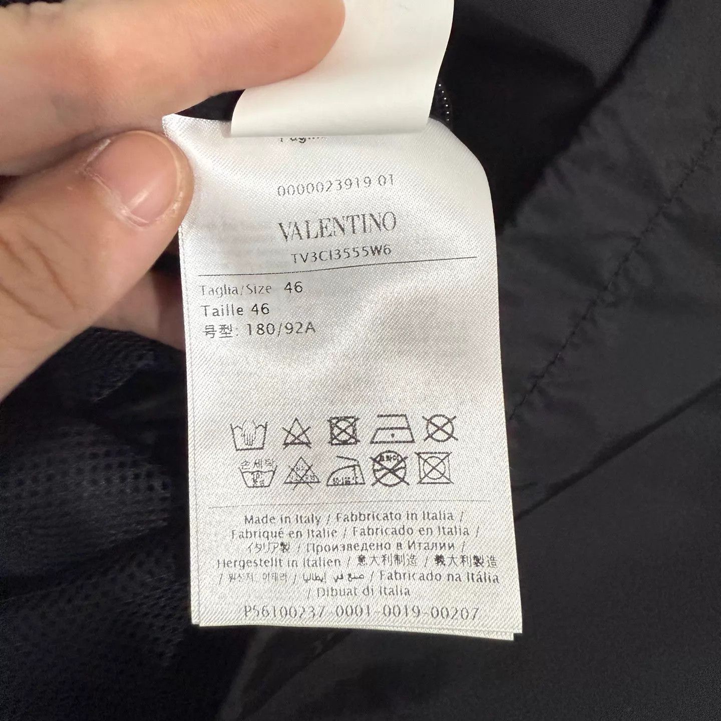 Valentino Valentino Classic Logo Black Jacket 46 99 New Size US S / EU 44-46 / 1 - 4 Thumbnail