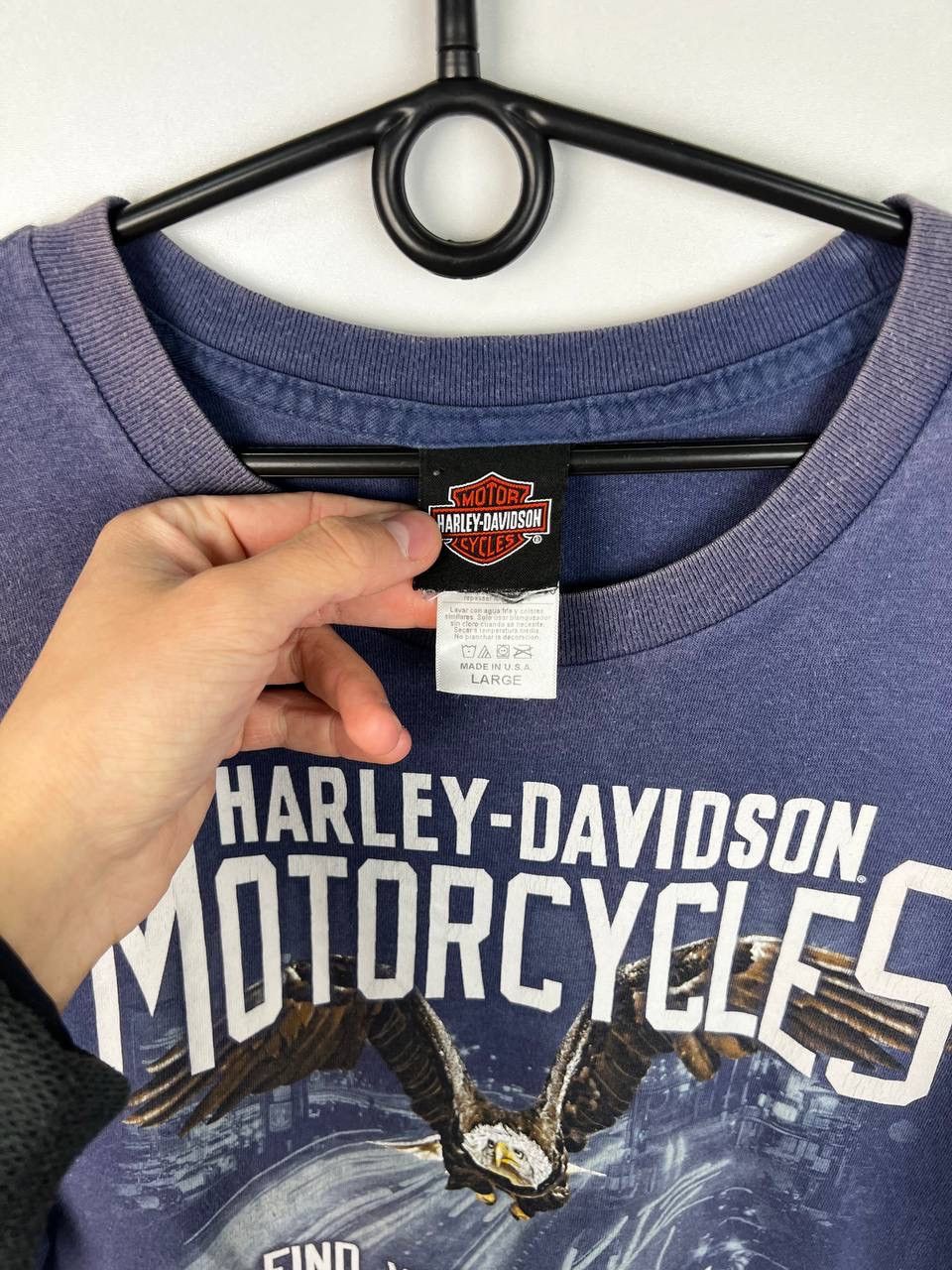 Vintage Harley Davidson motor cycles vintage t-shirts size L Size US L / EU 52-54 / 3 - 3 Thumbnail