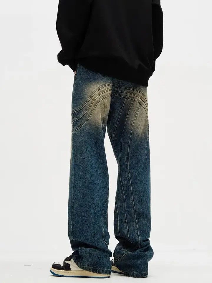 Japanese Brand × Vintage Y2k Hip Hop Street Casual Pants Loose Wide Leg Splice Size US 34 / EU 50 - 5 Thumbnail