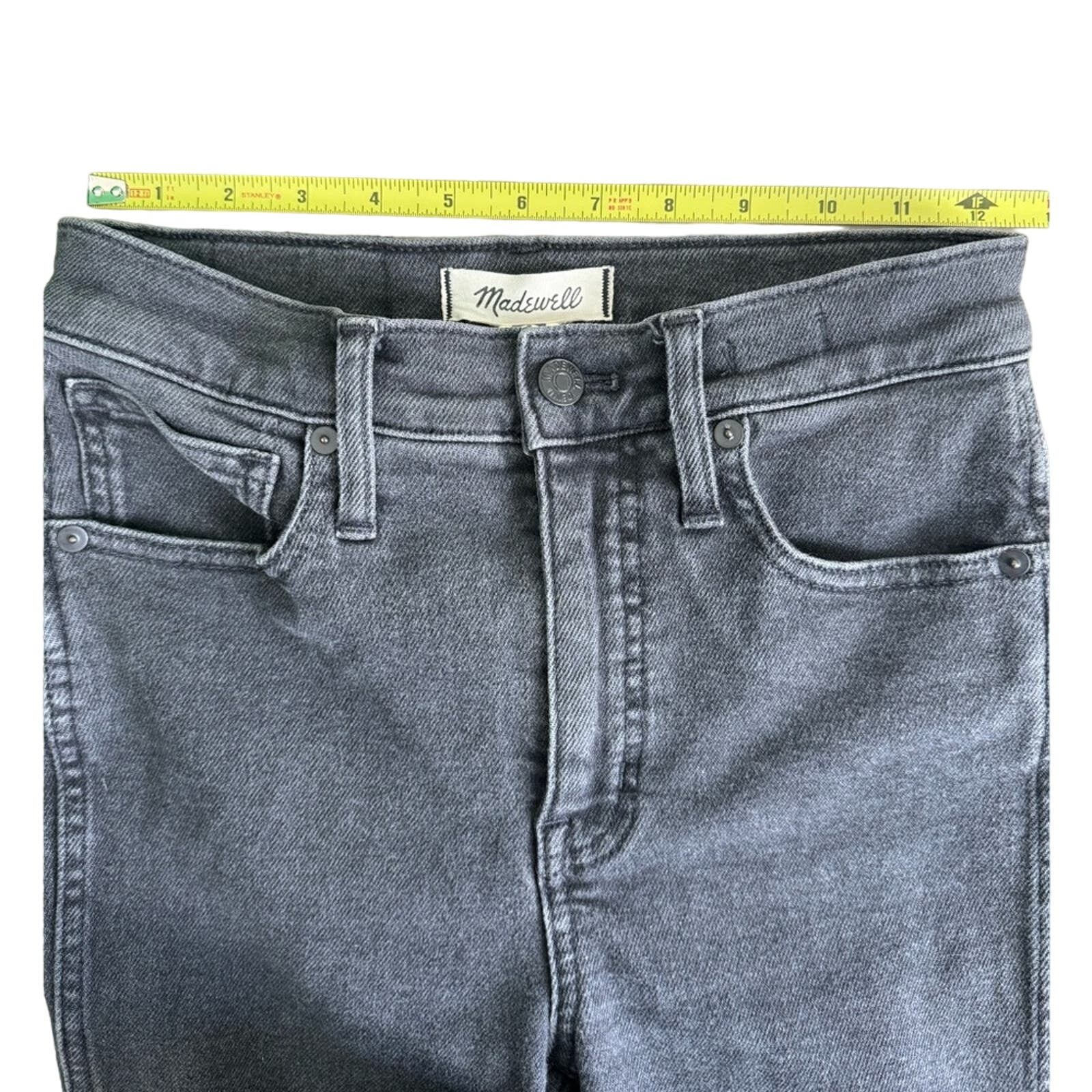 Madewell Madewell 10" High-Rise Skinny Jeans Starkey Wash, Black/Gray Size 26" / US 2 / IT 38 - 8 Thumbnail